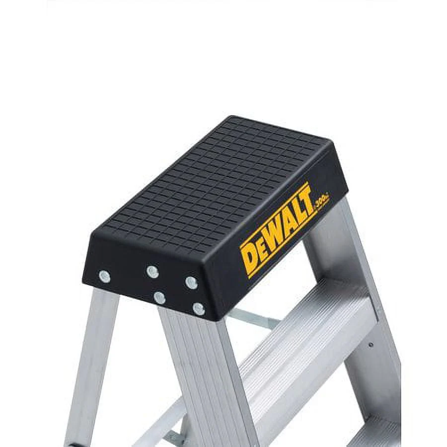 dewalt DXL2010 - 02 2 Steps, Aluminum Step Stool, 300 lb. Load Capacity, Silver