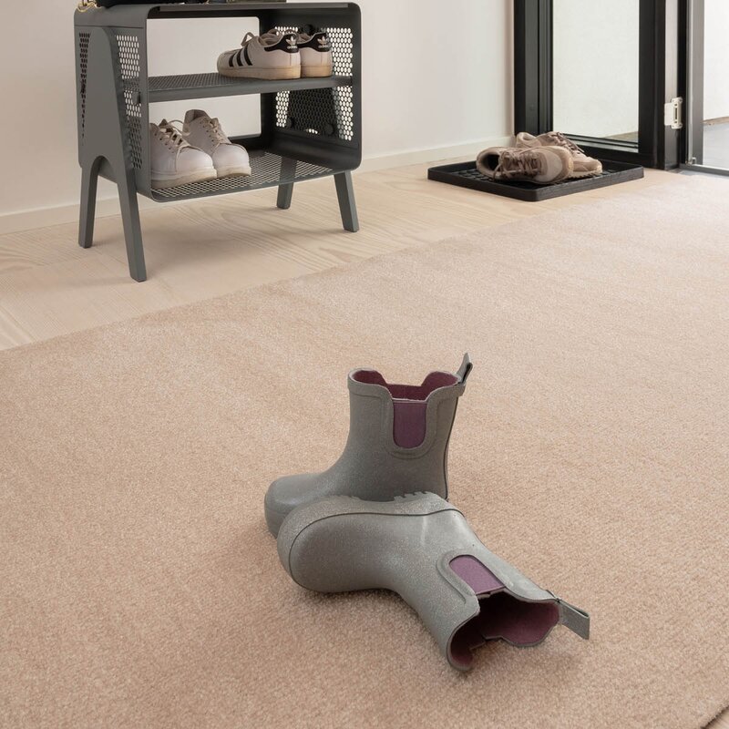 Unicolor gulvmatte 200x90 cm ivory