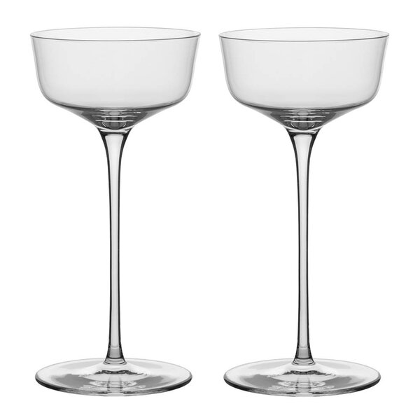 Orrefors x Björn Frantzén Nick & Nora glass 14 cl 2 stk