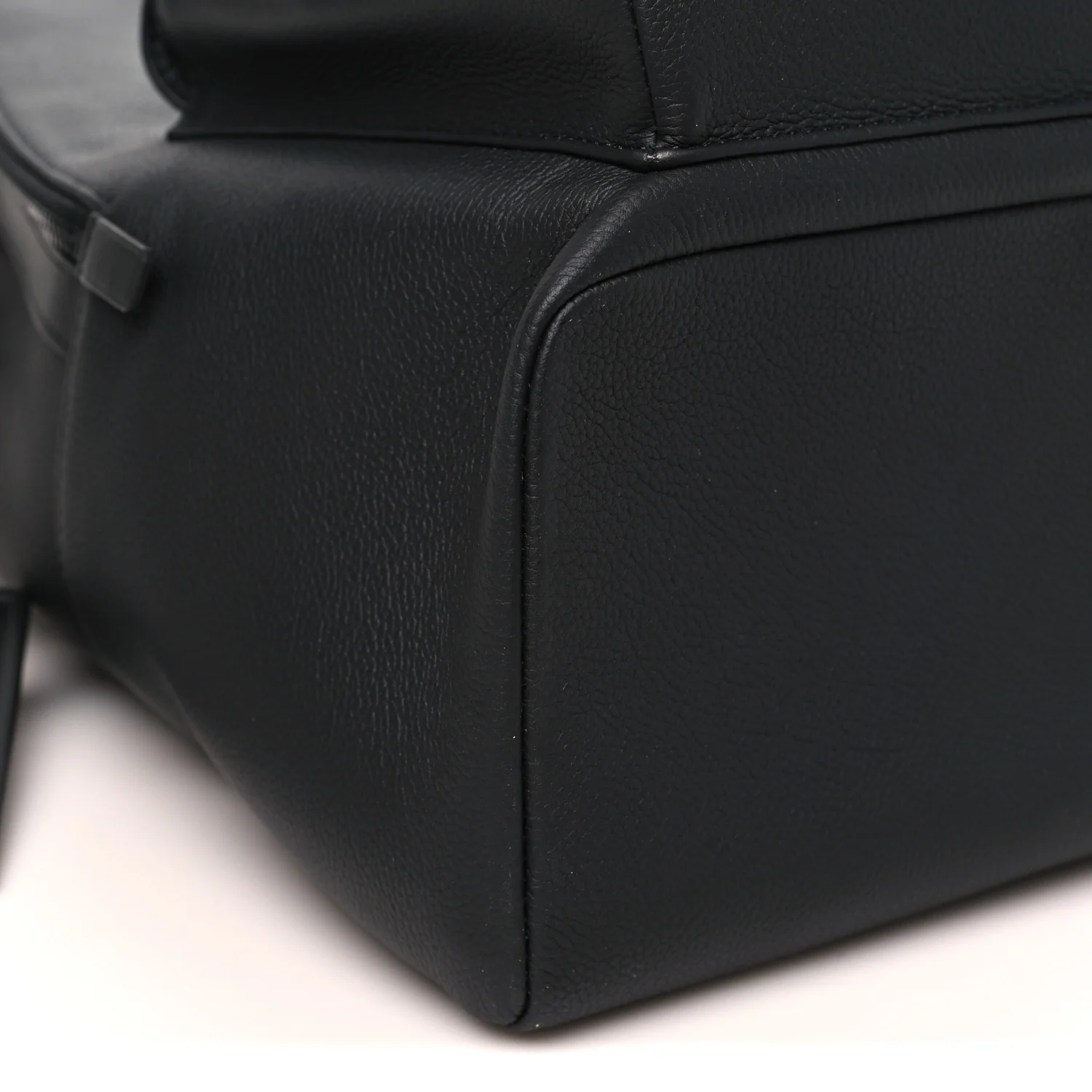 Grained Calfskin Aerogram Takeoff Backpack Black