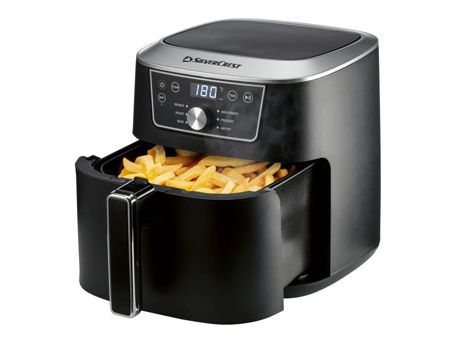 SILVERCREST Friteuse  air chaud Premium 6,7L Smart Best SHFS 2150 B1, SOHFS 2150 B1