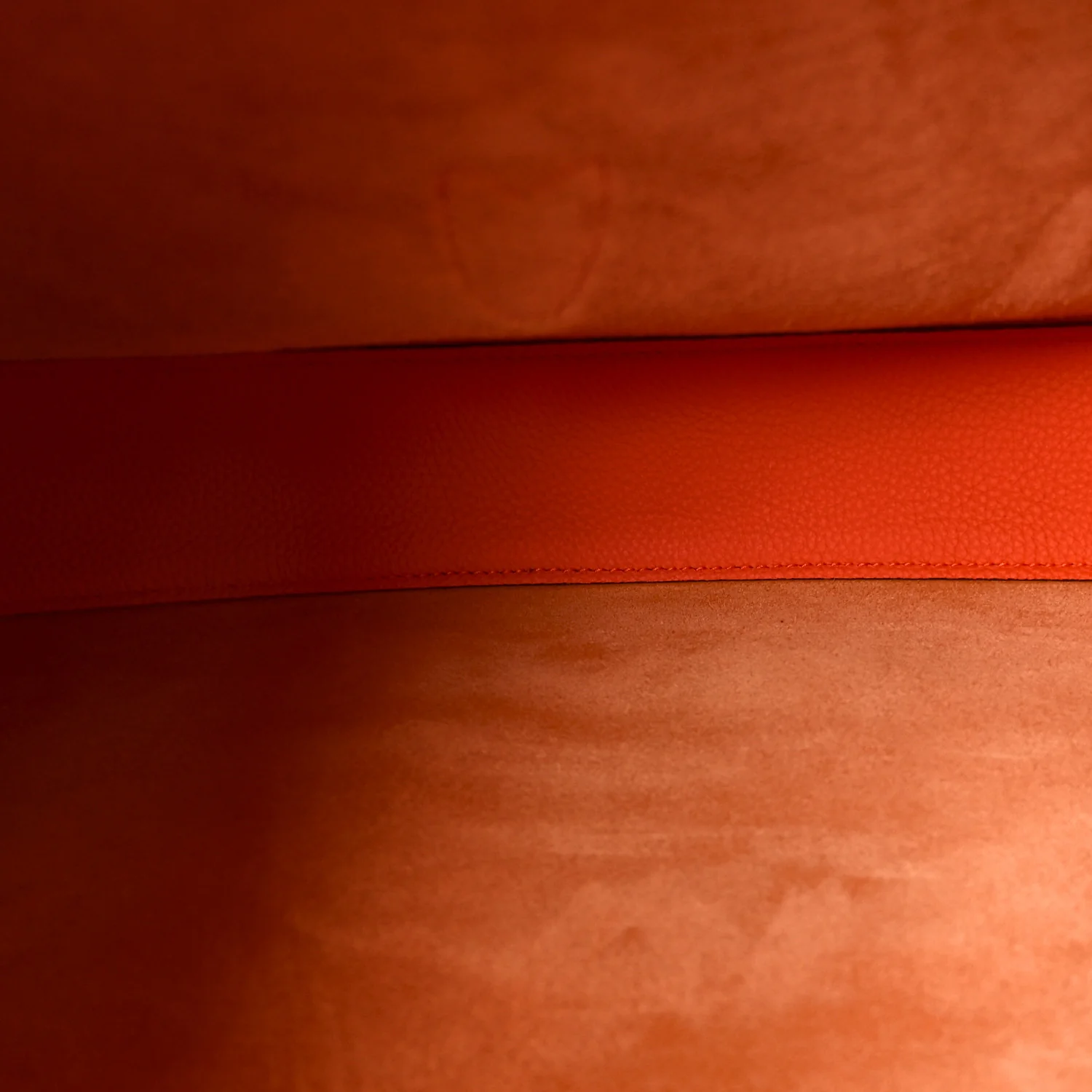 Soft Grained Calfskin Large Jackie Hobo Orange