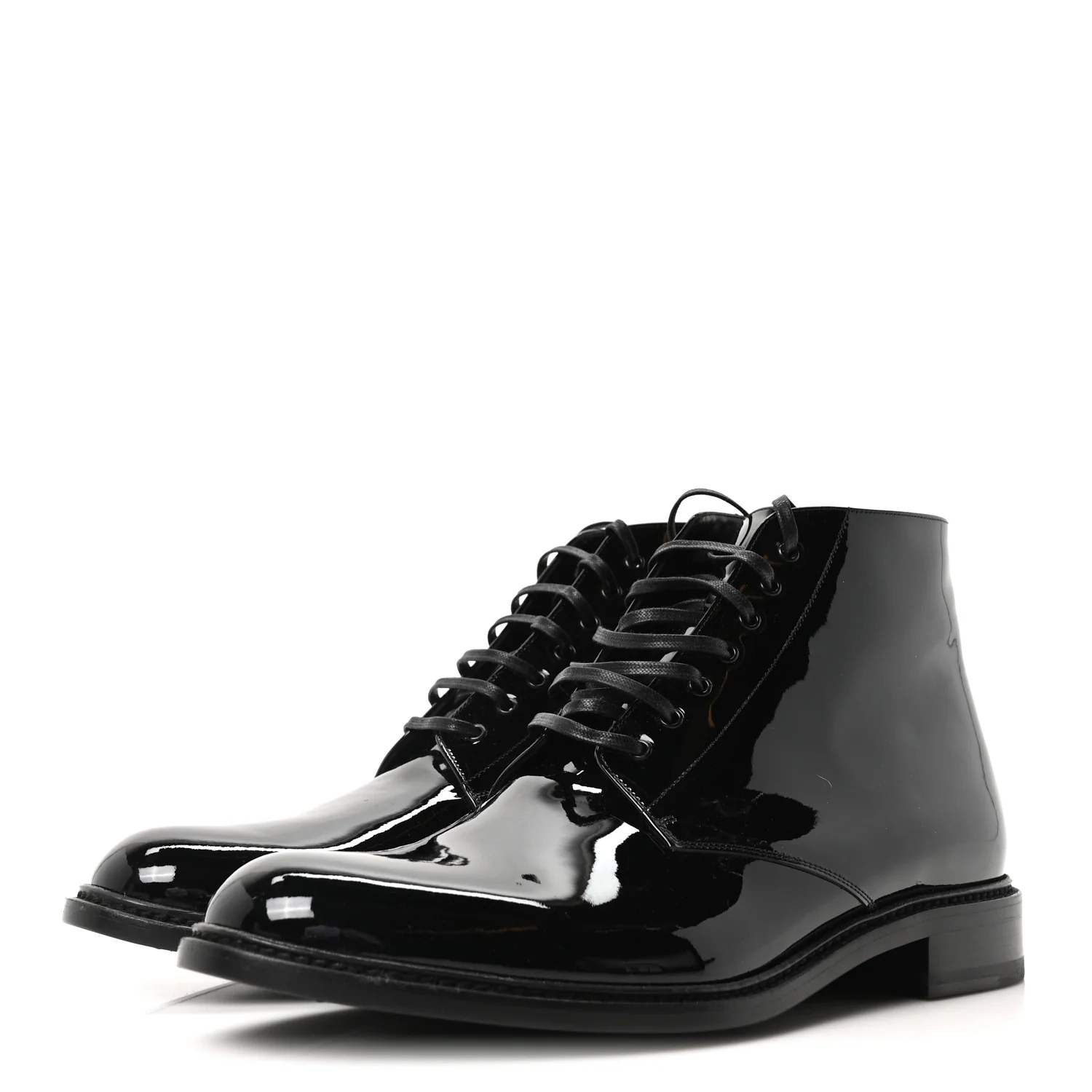 Vernice Grupy Mens Army 20 Lace Up Boots 45 Black