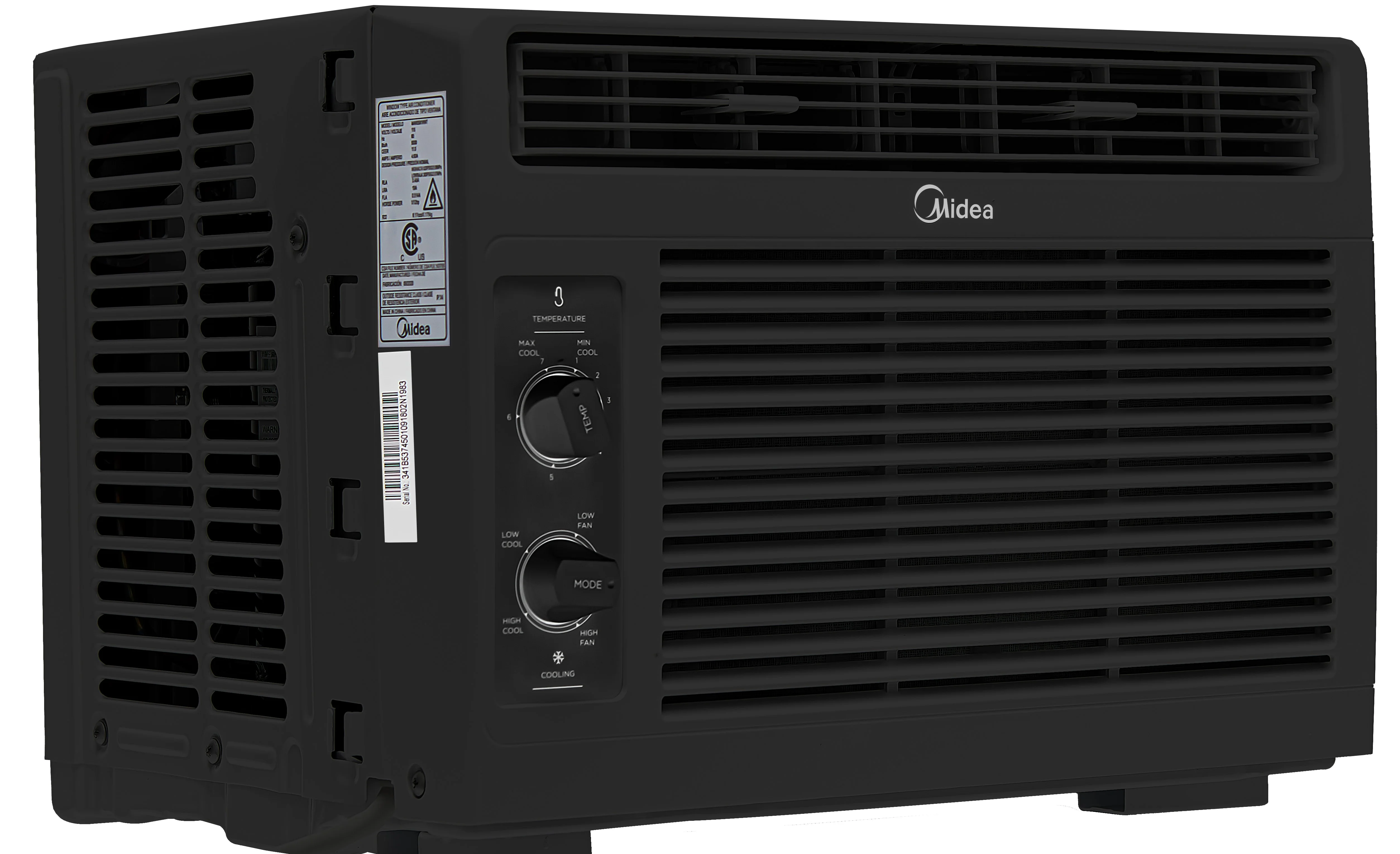 Midea 5, 000 BTU 150 Sq Ft Mechanical Window Air Conditioner, White, MAW05M1WWT, New
