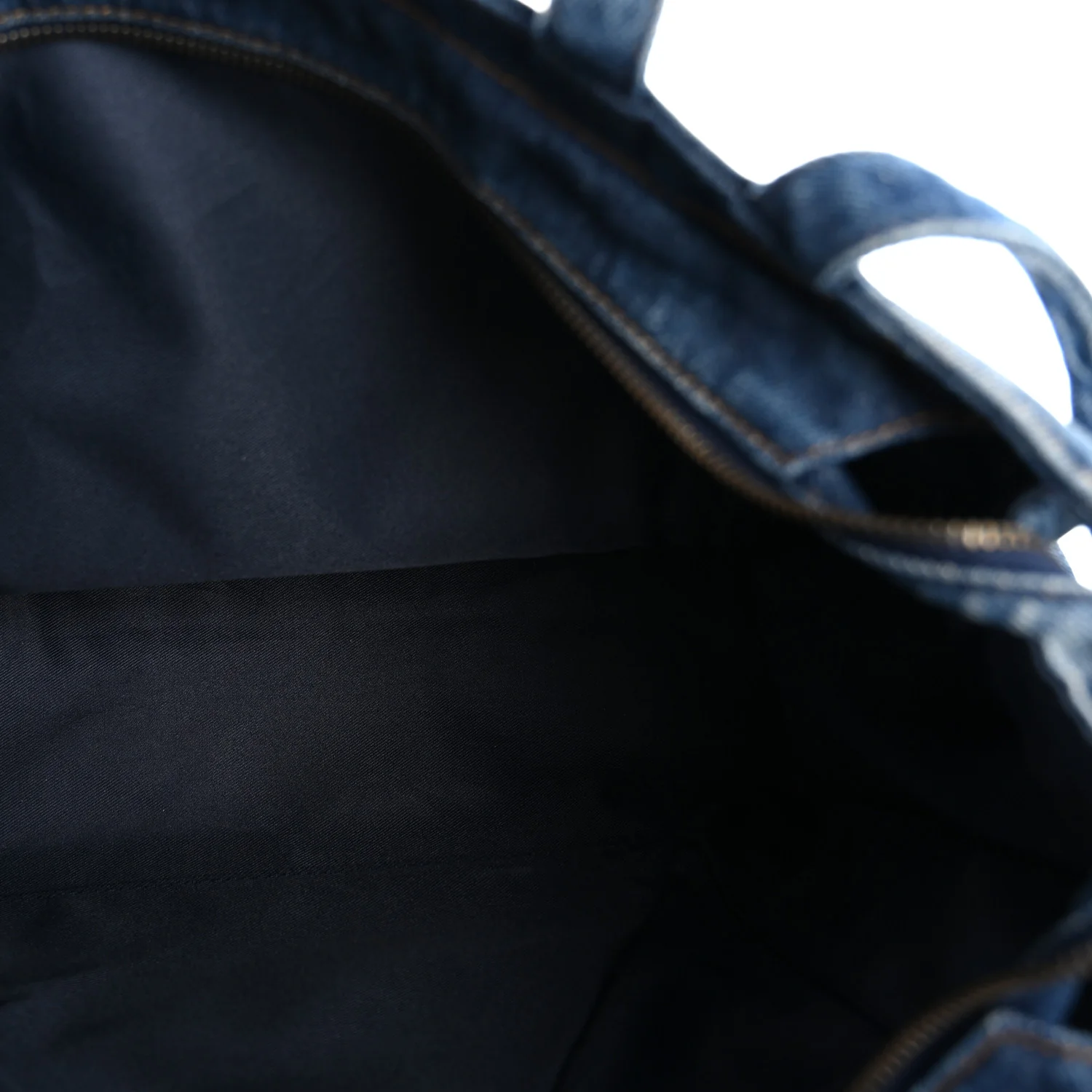 Denim Medium Shopping Bag Blue