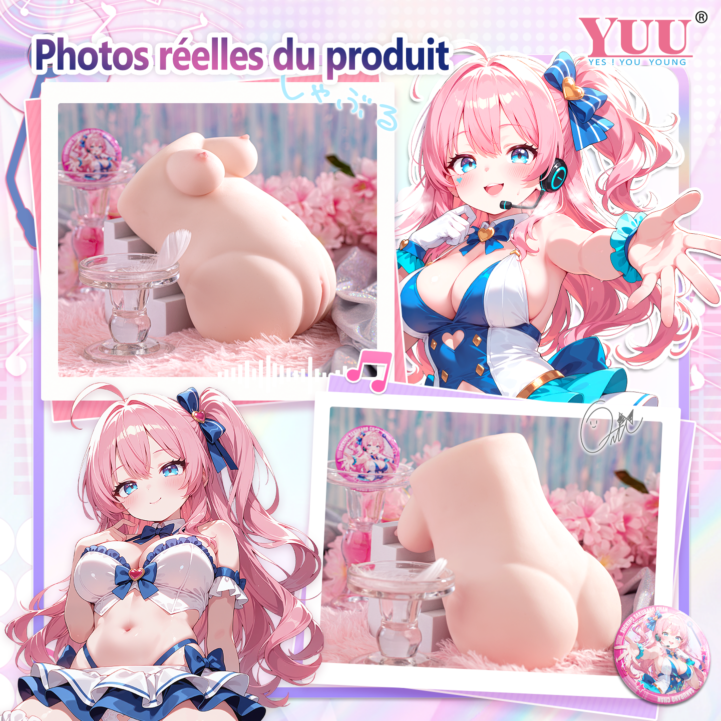 Conception 100% étanche pour nettoyer la chatte sous l eau.