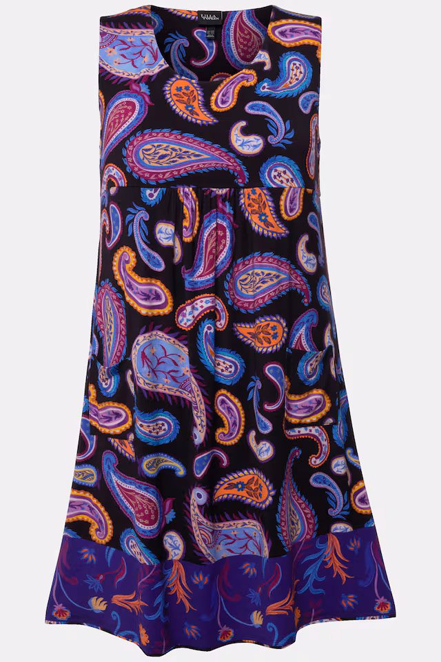 Sleeveless Print Tunic Dress