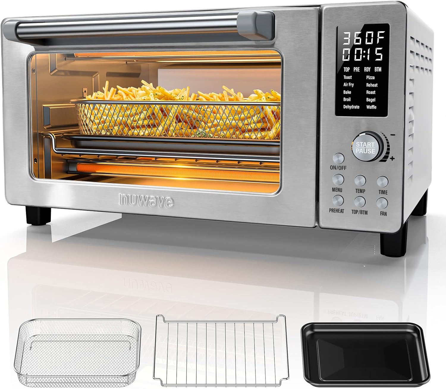 Nuwave Bravo Pro Convection Air Fryer Combo, 2025 New and Improved
