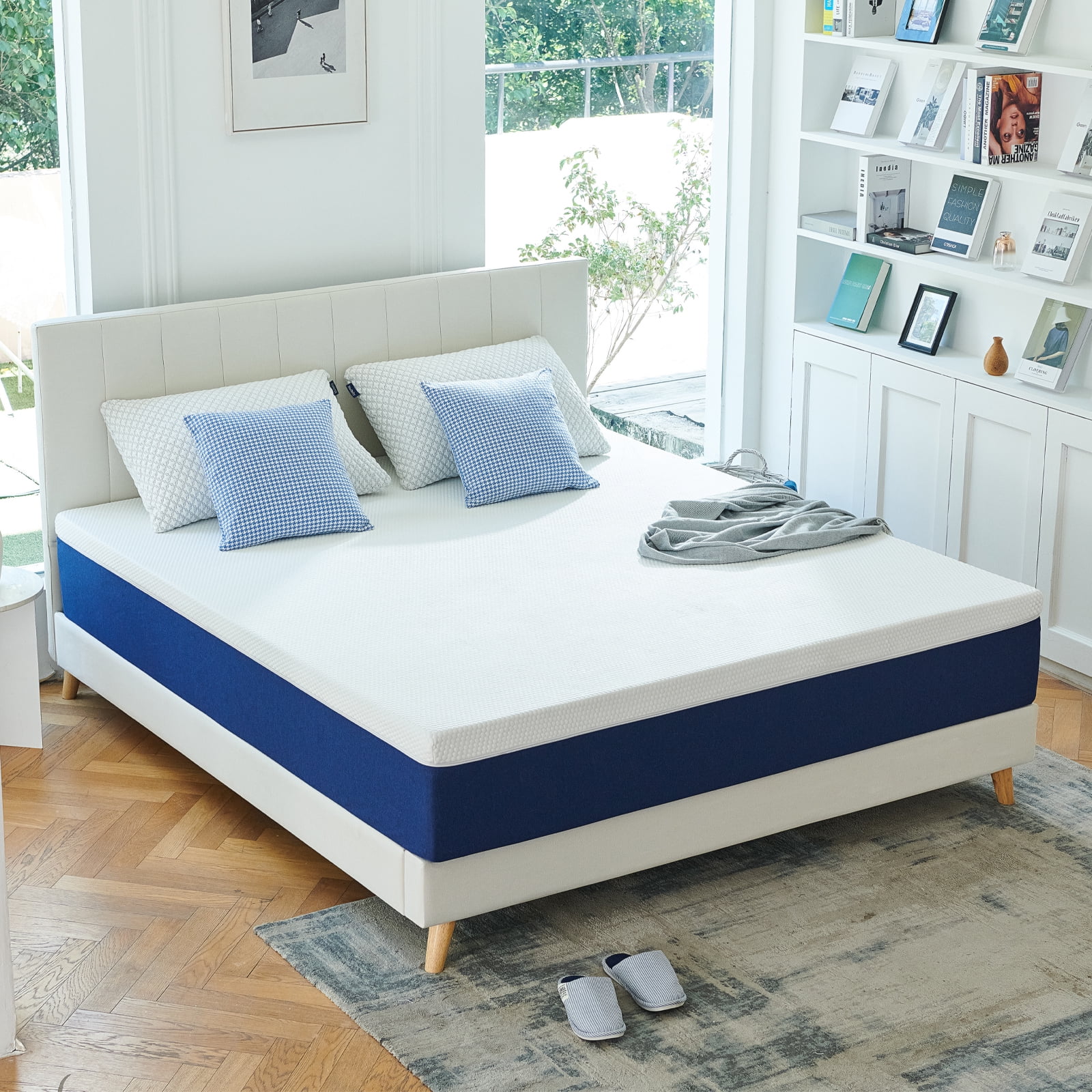 Twin Mattress, 8" Medium Gel Memory Foam Mattress with Pressure Relief for Adult(Twin/8 in) - Image 6