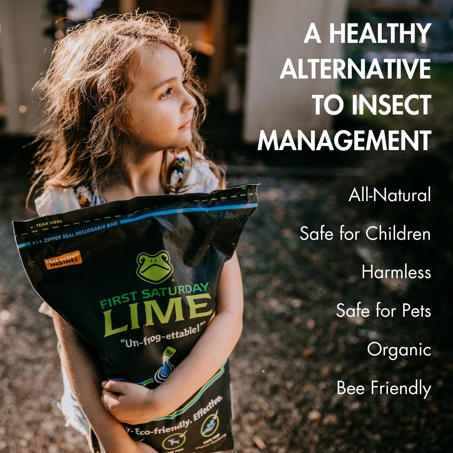 First Saturday Lime Insect Repellent 20LB| Natural Repellent for Outdoors