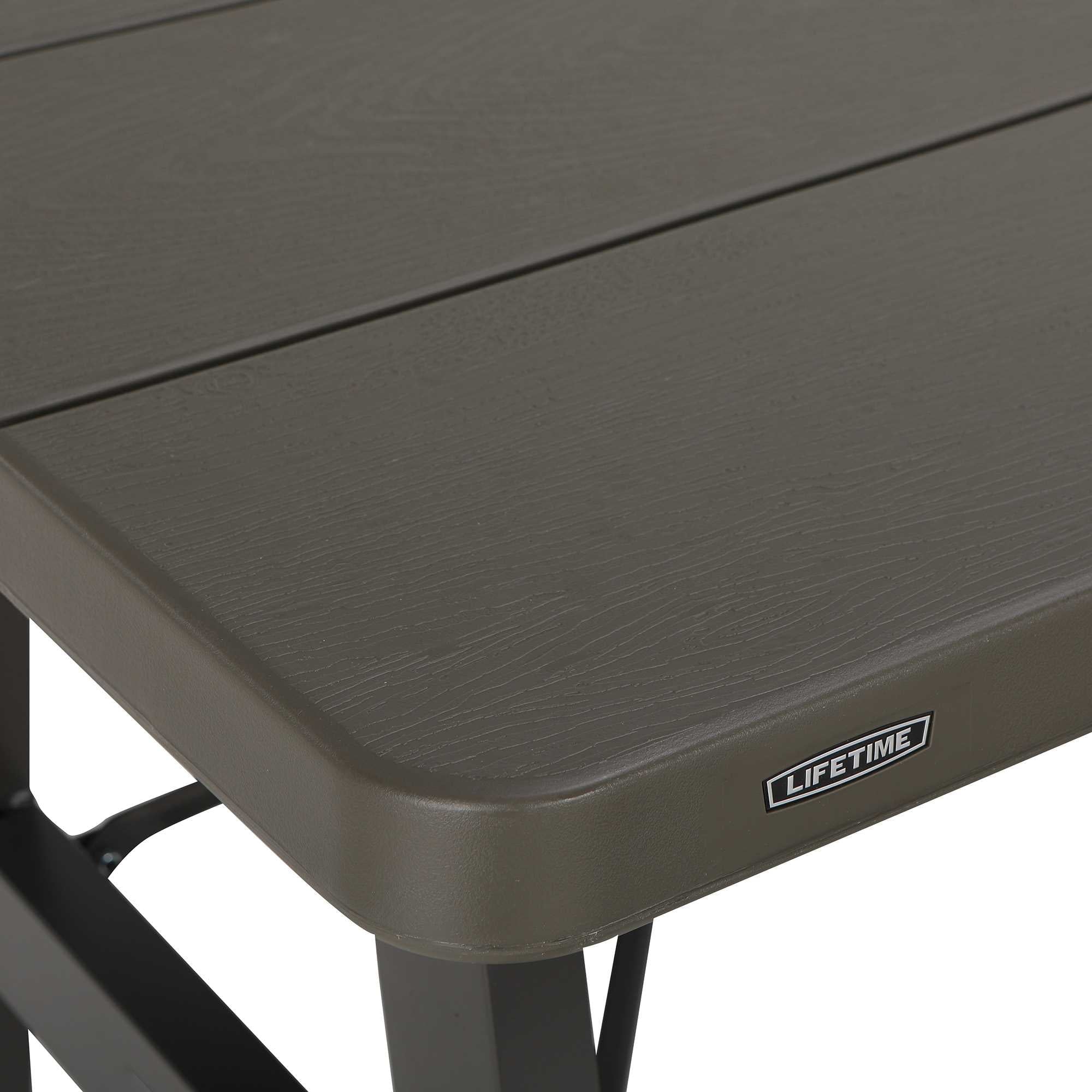 Lifetime 6 Foot W Frame Folding Picnic Table, 60233 Image 10