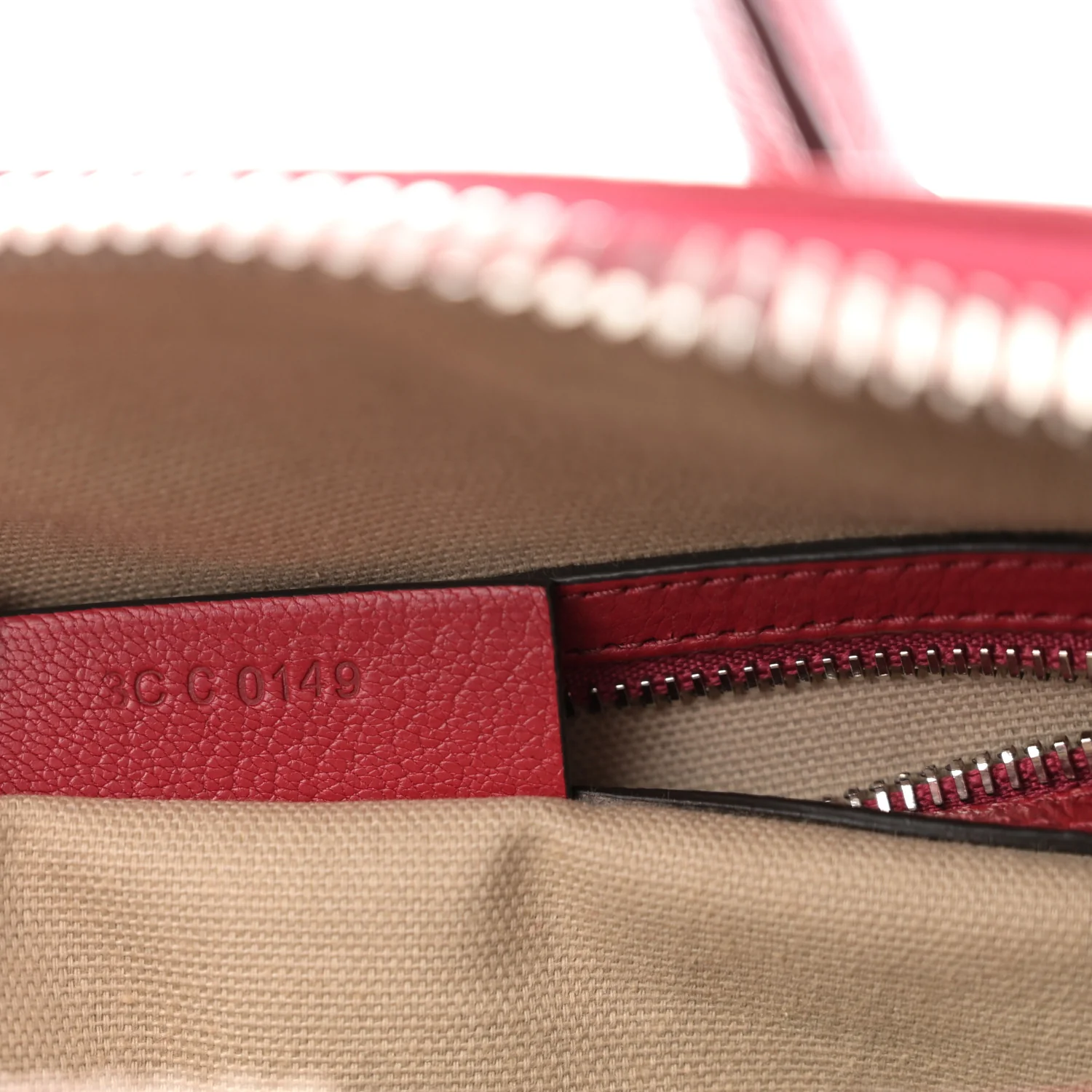 Sugar Goatskin Small Antigona Vermillon