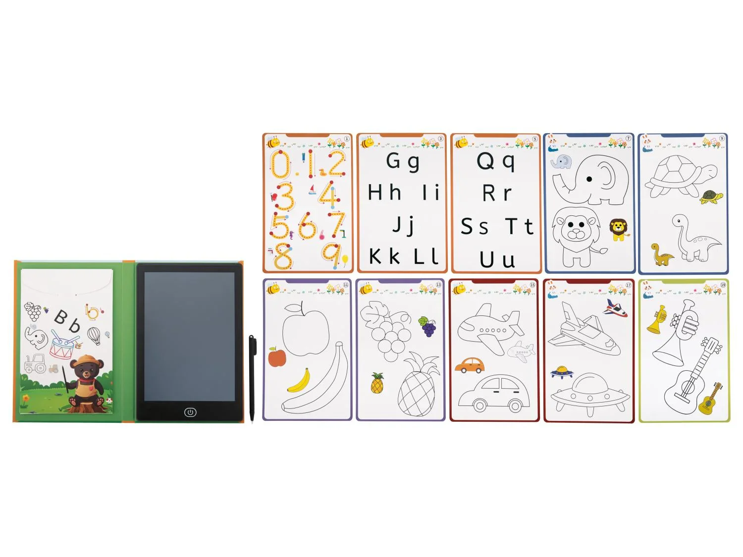 lupilu Tablette LCD avec cartes dapprentissage