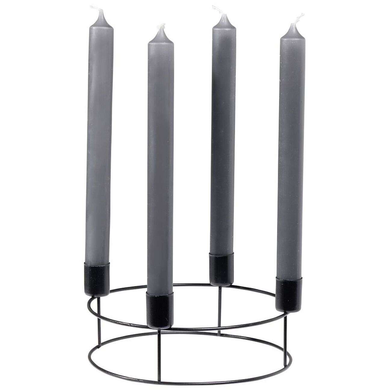 Couronne chandelier métal noir