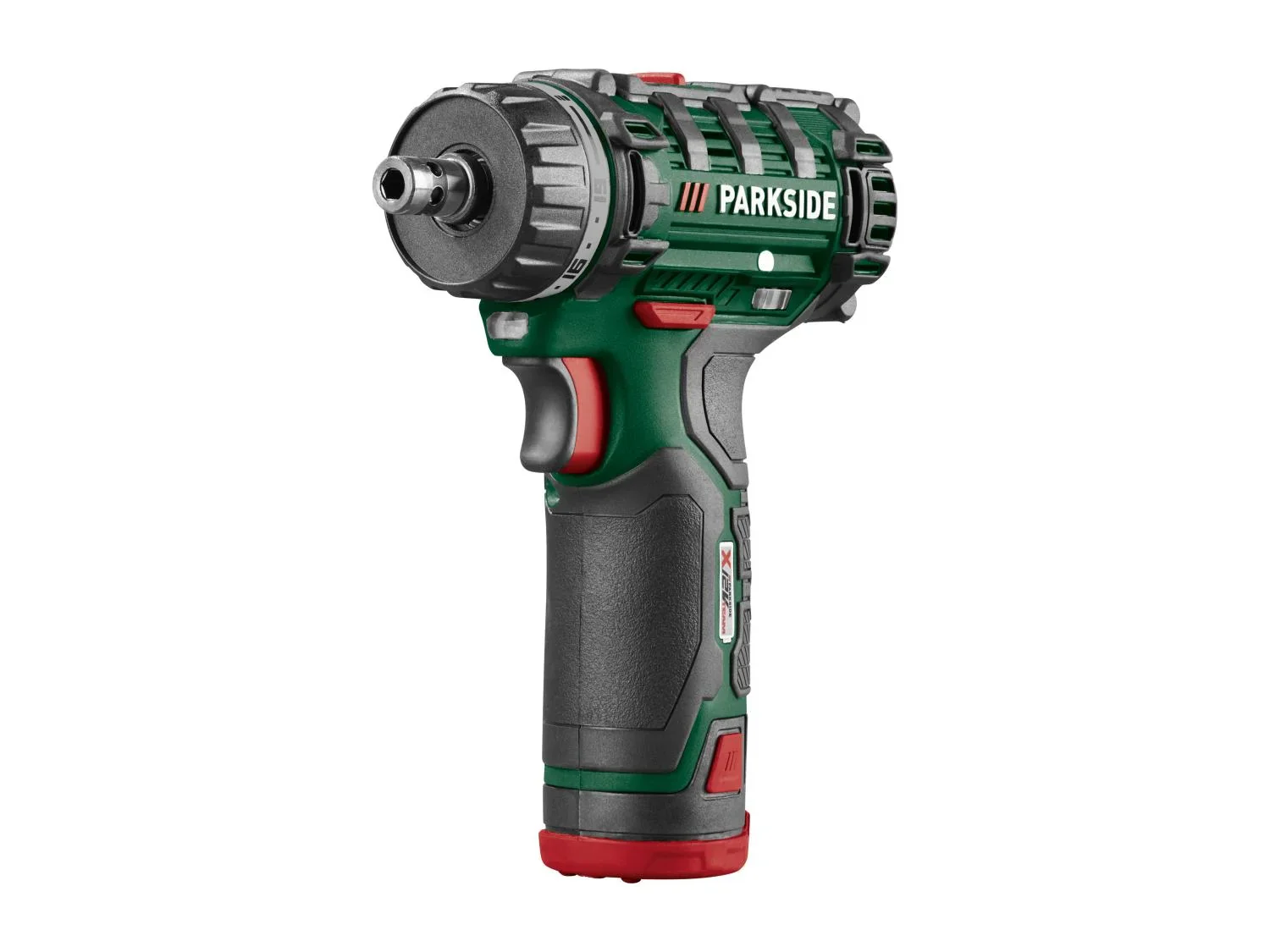 PARKSIDE Perceuse-visseuse sans fil et 17 accessoires + batterie + chargeur, 12 V
