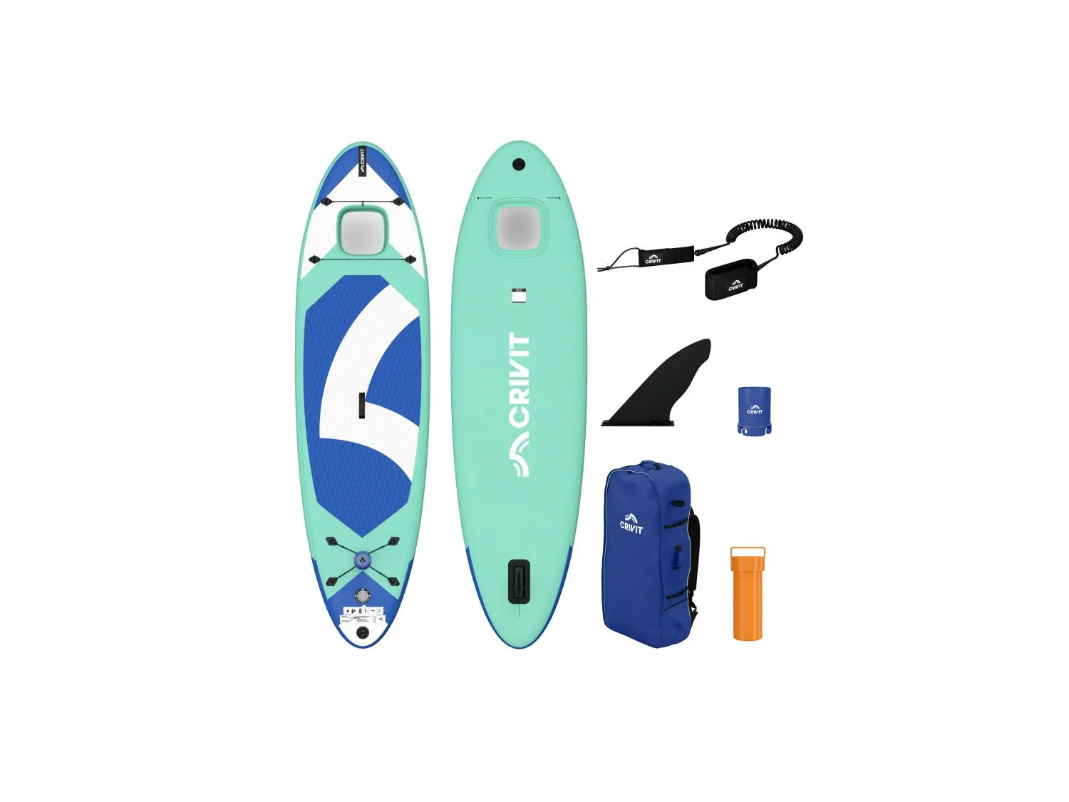 CRIVIT Stand up paddle gonflable polyvalent Aquaview