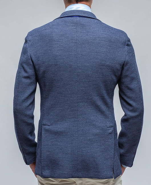 Blazer à motif texturé quotidien, revers cranté, simple boutonnage et poches