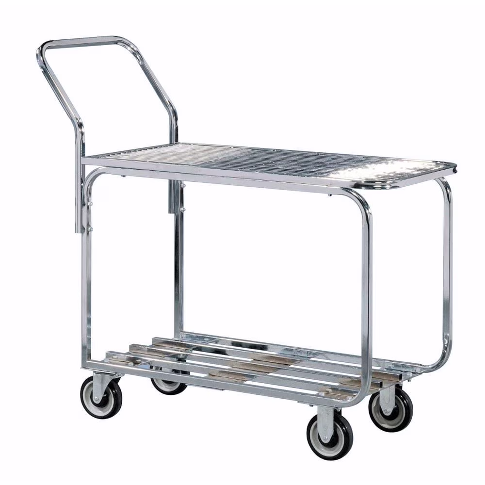 Hubert Stock Cart Plated Steel Wire - 36 L x 18 1/2W x 40 1/2H