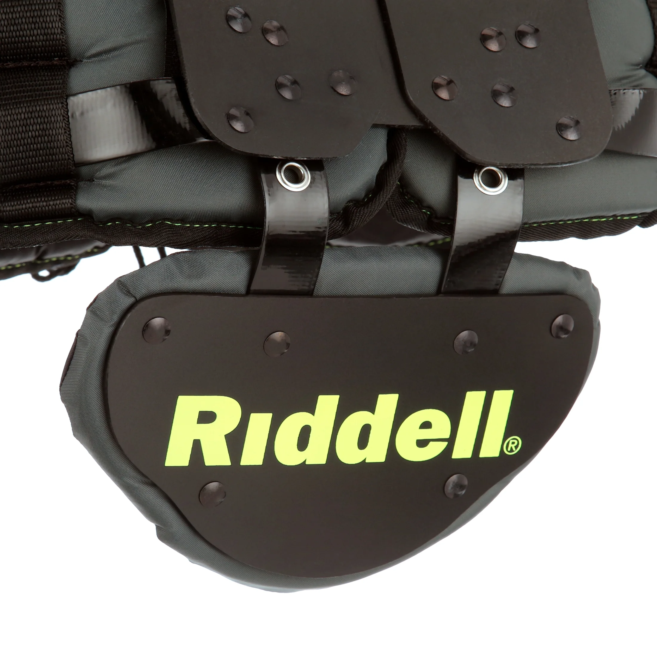 Surge Youth Football Shoulder Pad Black/Volt, Small(S) - Image 10