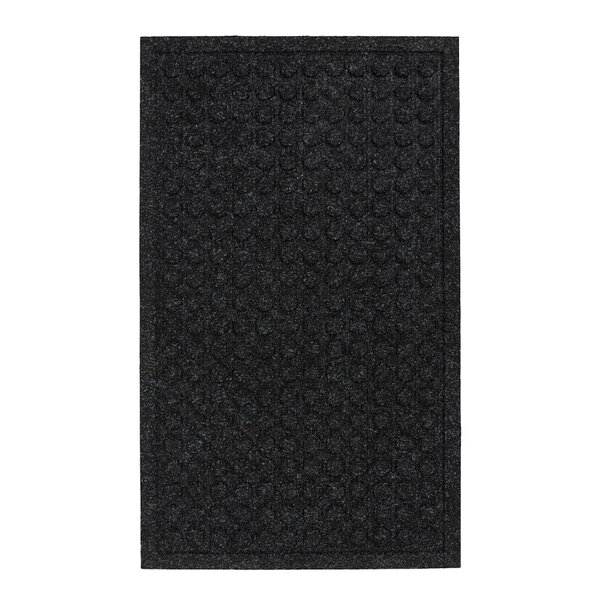 Entry rektangulær dørmatte 75x45 cm svart