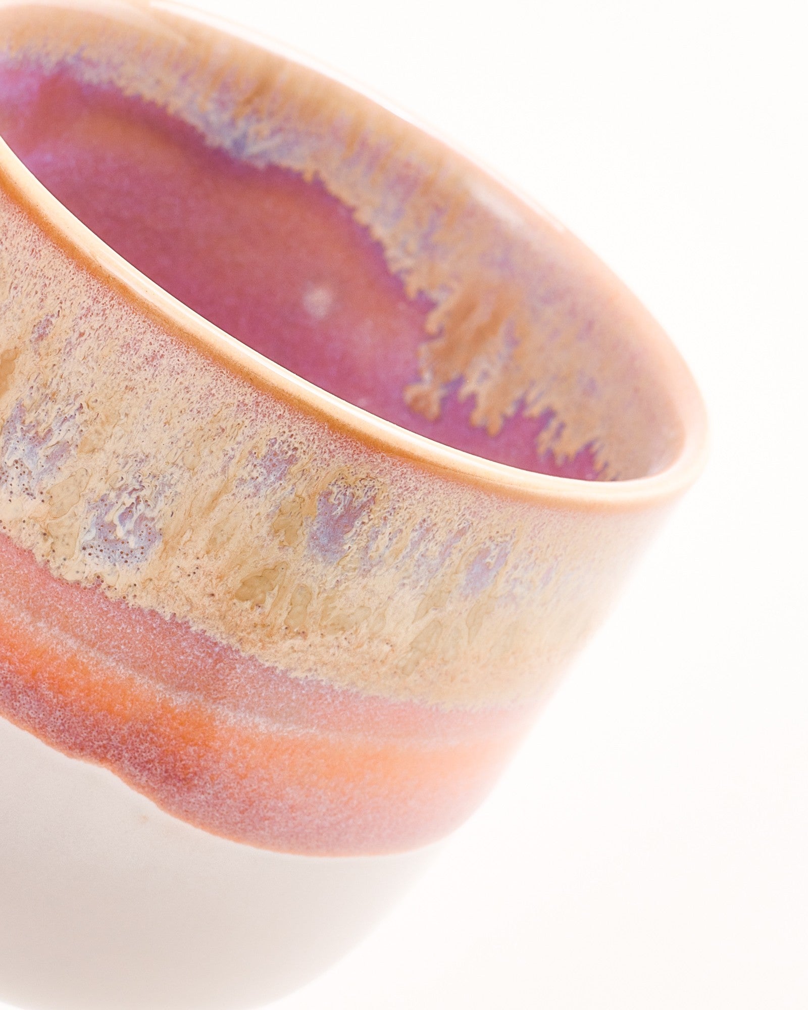 COIMBRA - LARGE MUG PURPLE ORANGE