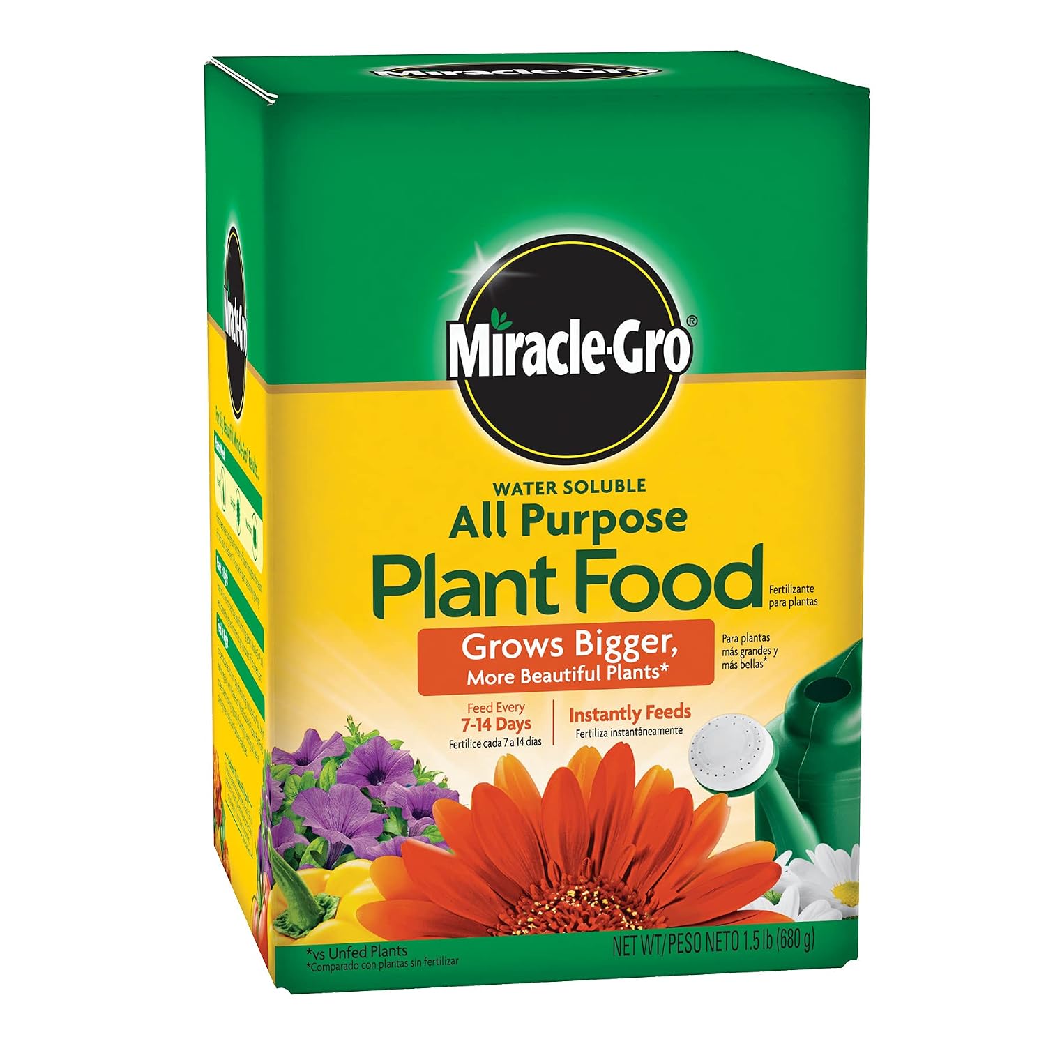 Miracle-Gro Water Soluble All Purpose Plant Food, 1.5 lb| Fertilizer for All Indoor or Outdoor Plants including Roses, Flowers, Vegetables, Houseplants, Trees, and Shrubs