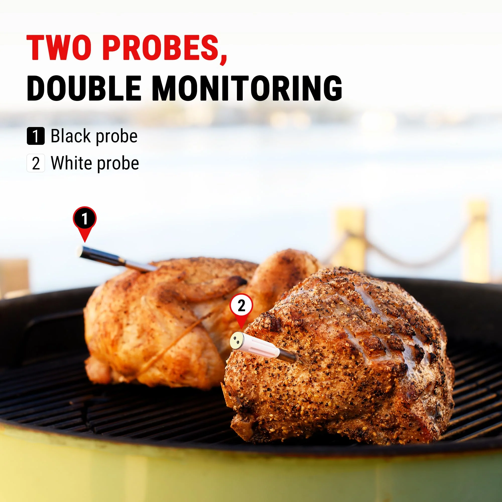 ThermoPro Twin TempSpike Wireless Meat Thermometer