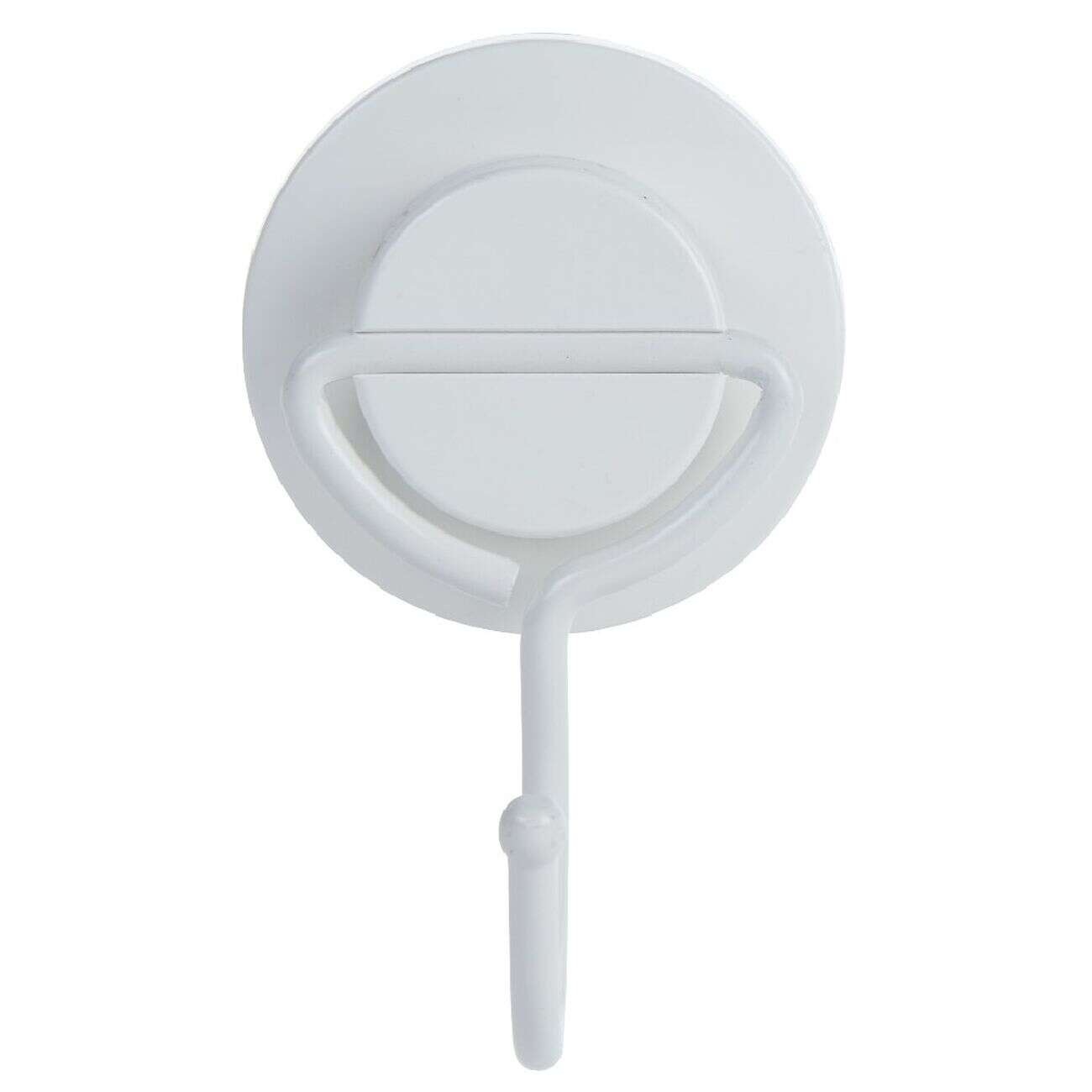 Patère 1 crochet à ventouse blanc