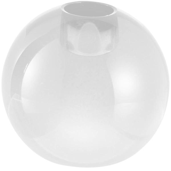Milano lysestake rund 7x8 cm klar