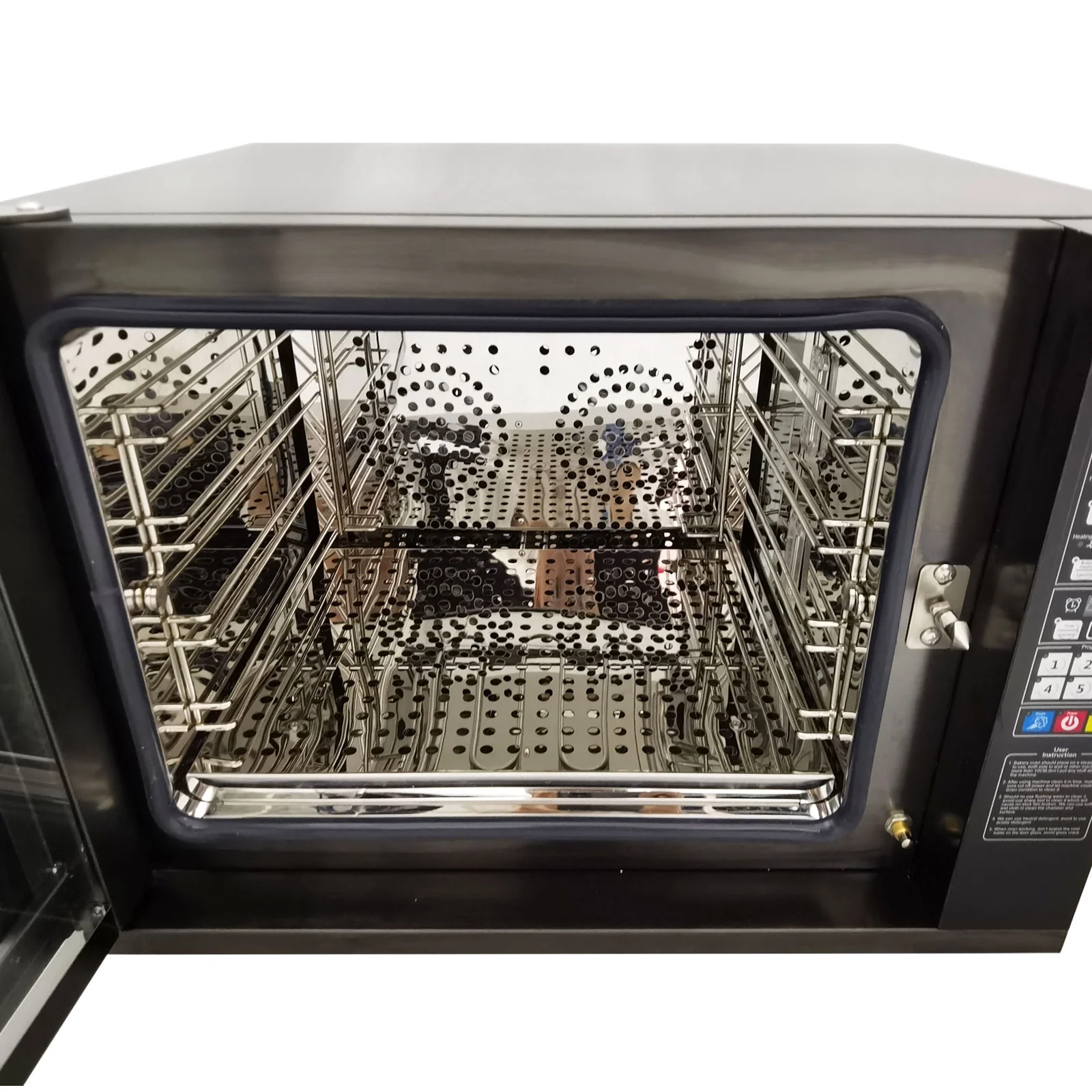 60 L Commercial Countertop Convection Spray Oven 4 Racks Hot Air Circulation Electric Oven 220V
