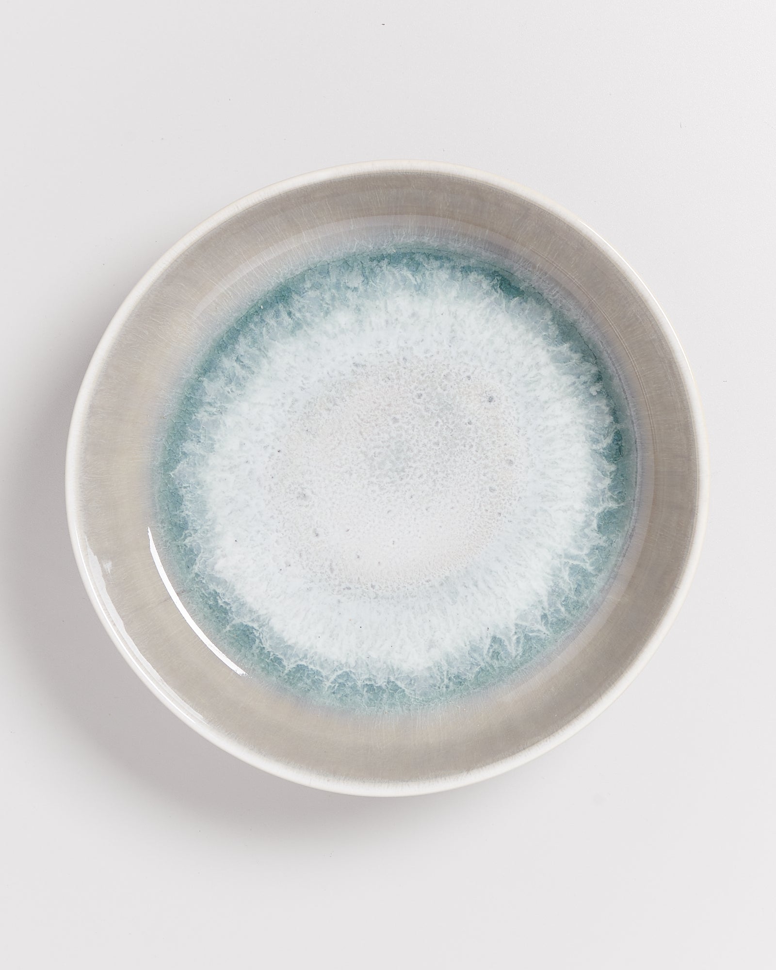 AREIA - SMALL SERVING BOWL MODERN GRAY