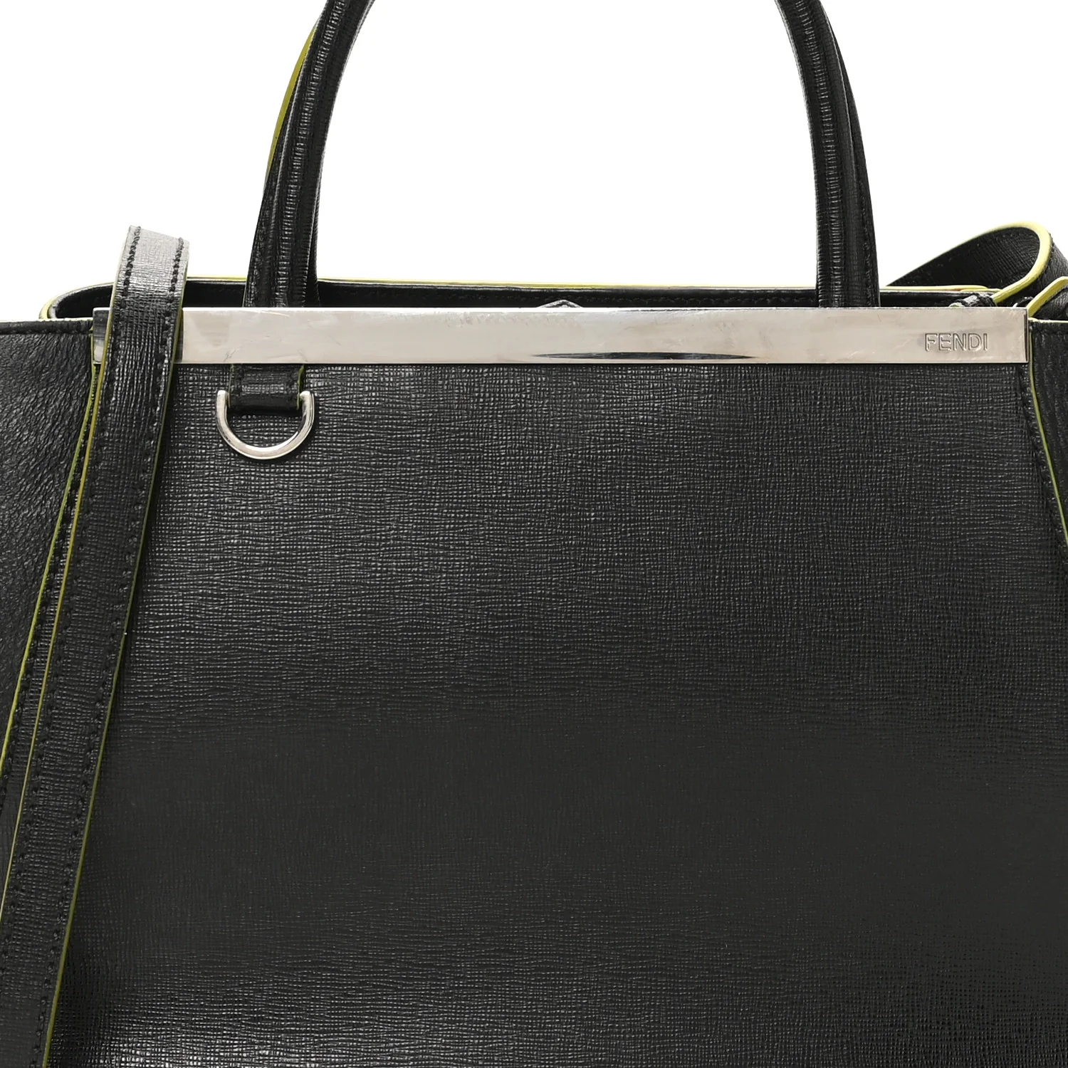 Vitello Elite Apple Charm Petite 2Jours Tote Black