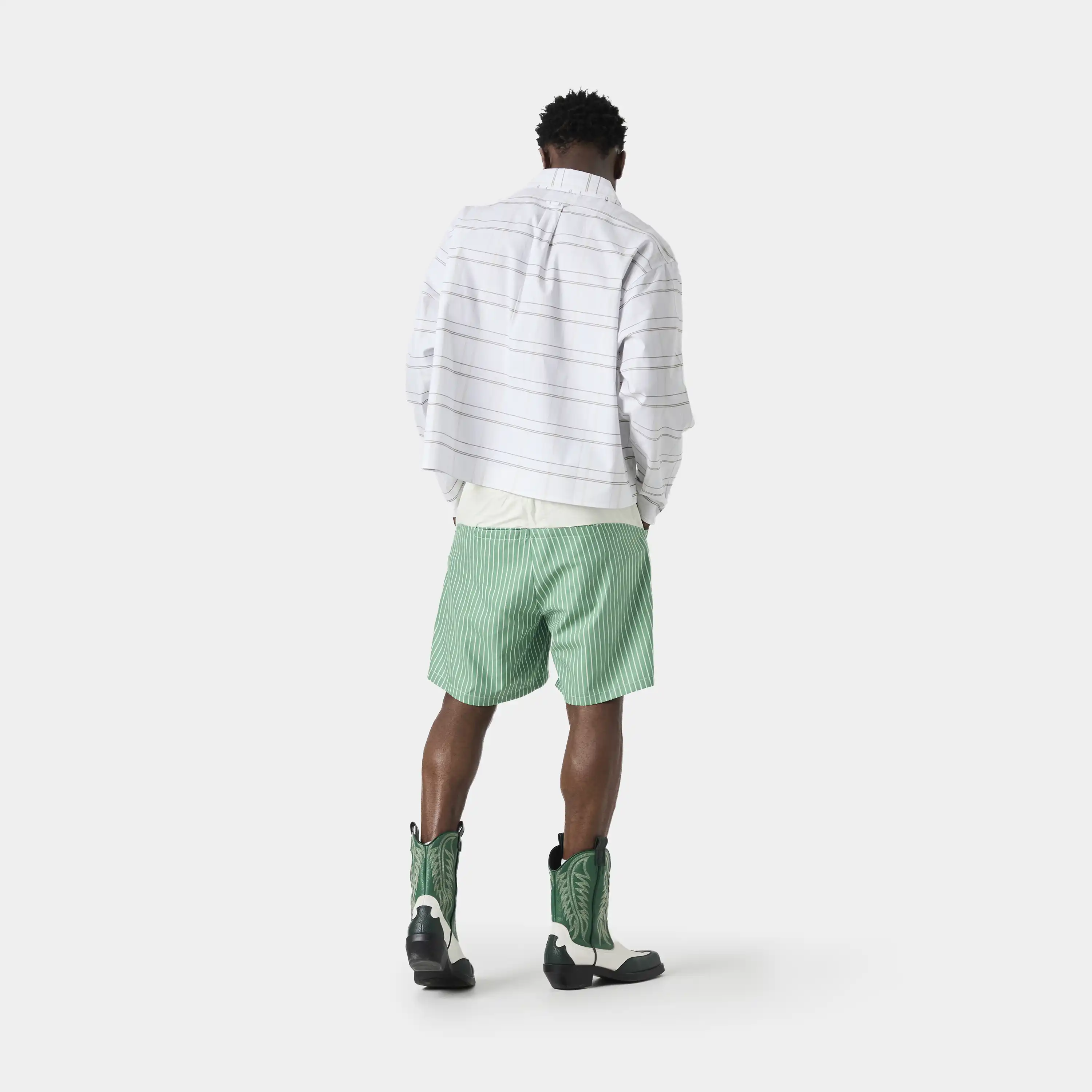 Gary Striped Swim Trunk