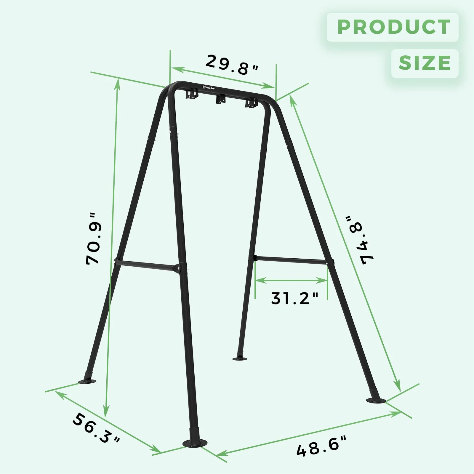 G TALECO GEAR Heavy-Duty Steel Hammock Chair Stand