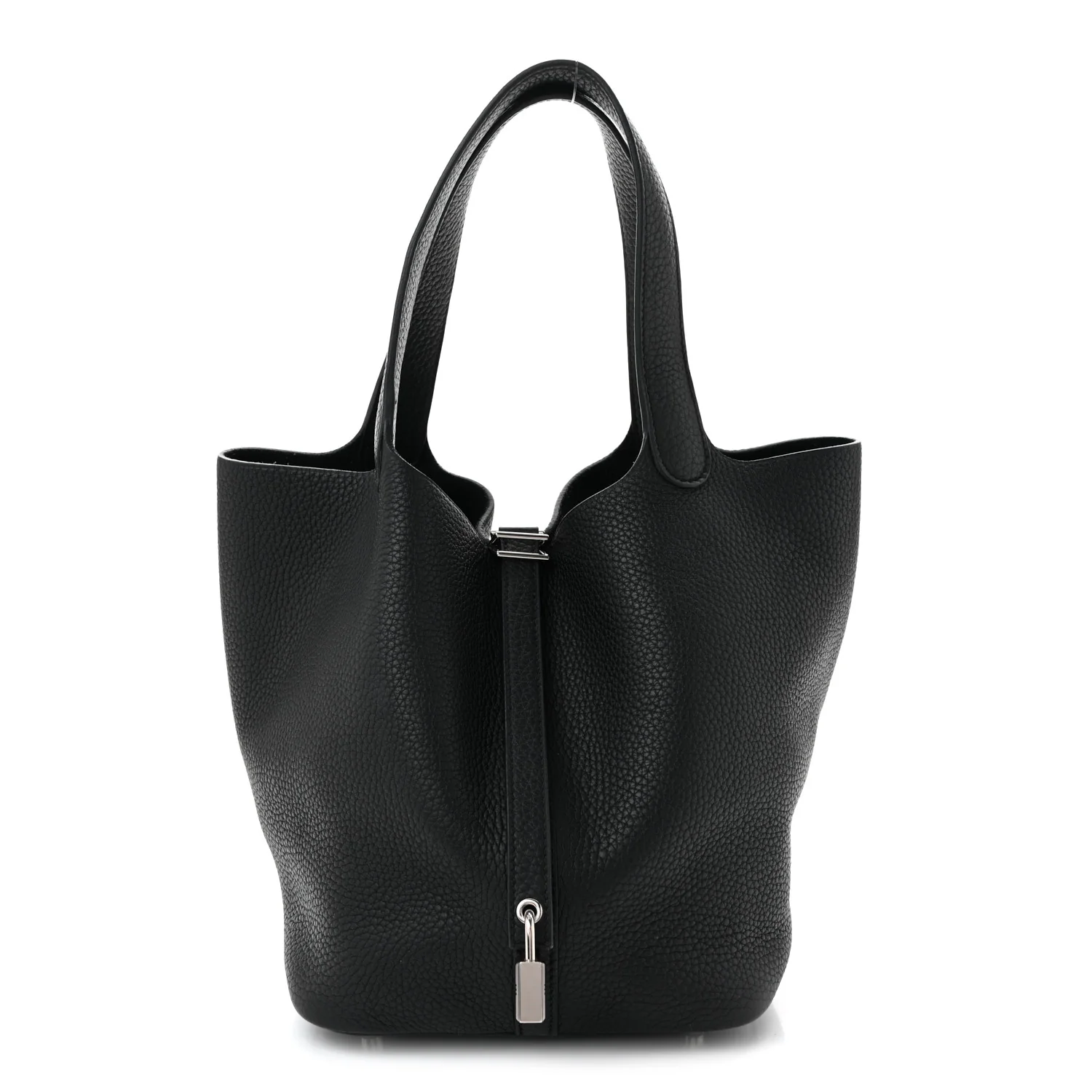 Taurillon Clemence Picotin Lock 22 MM Black