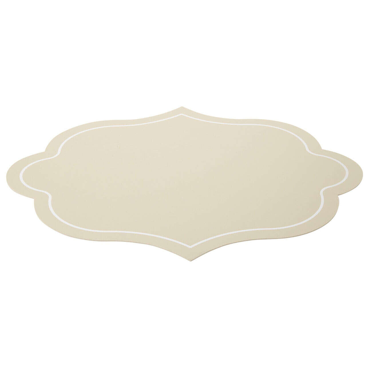 Set de table plastique forme arabesque 34x44cm (2 modèles)