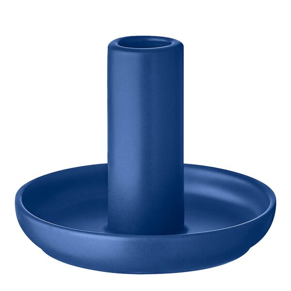 Vela lysestake 11 cm blå