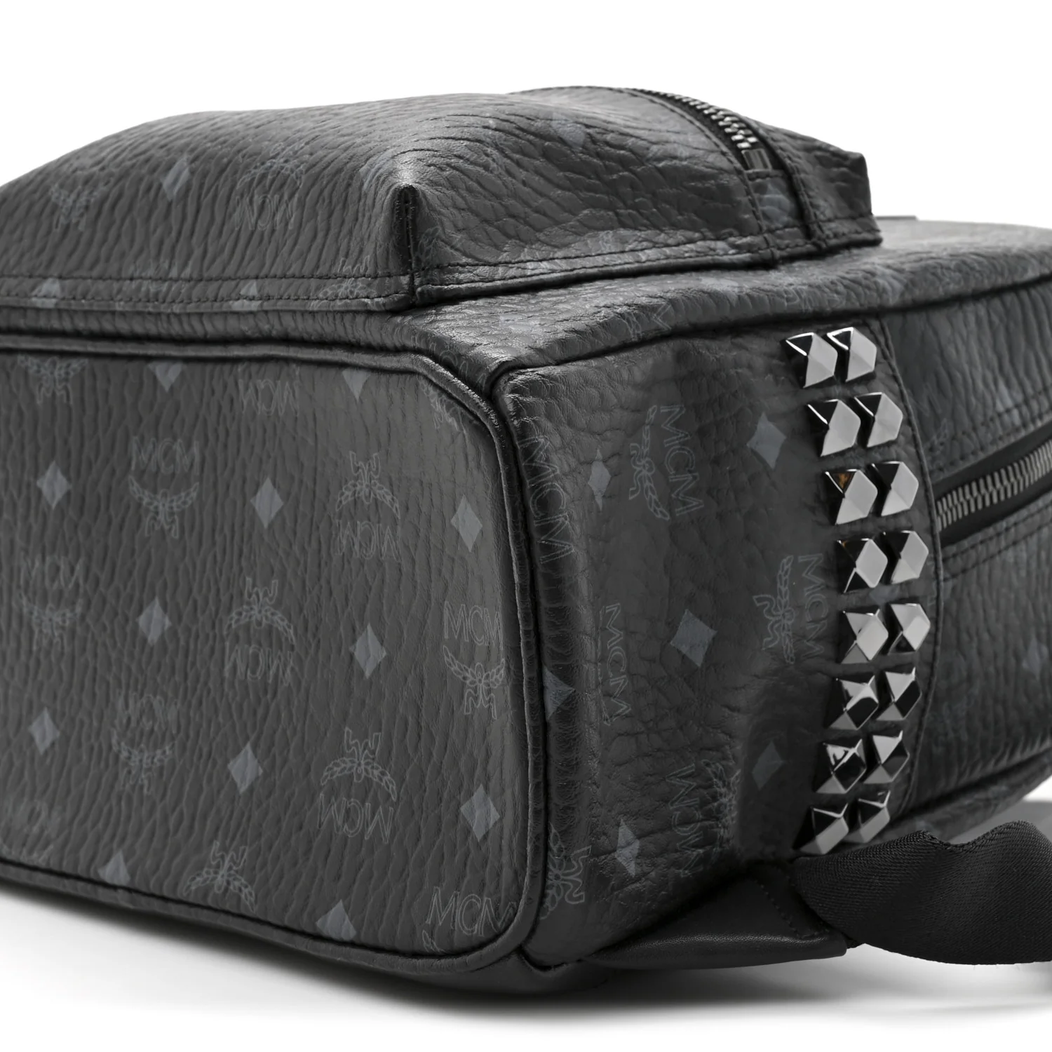 Visetos Medium Side Studs Stark Backpack Black