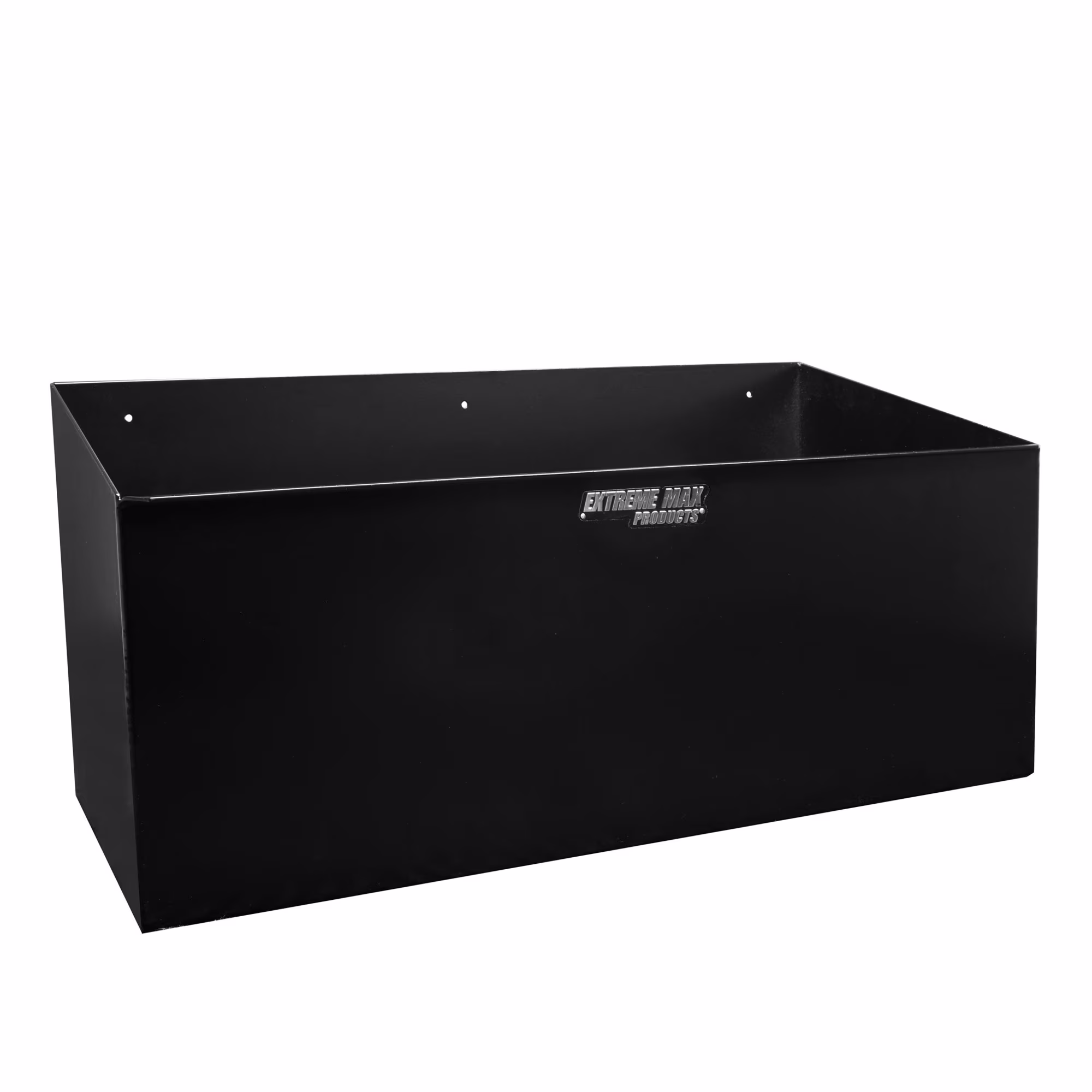 5001.6154 Aluminum Dual Fuel Jug Holder Fits Two 5 Gallon Containers, Storage Organizer for Enclosed Race Trailer, Shop, Garage, Storage, Black