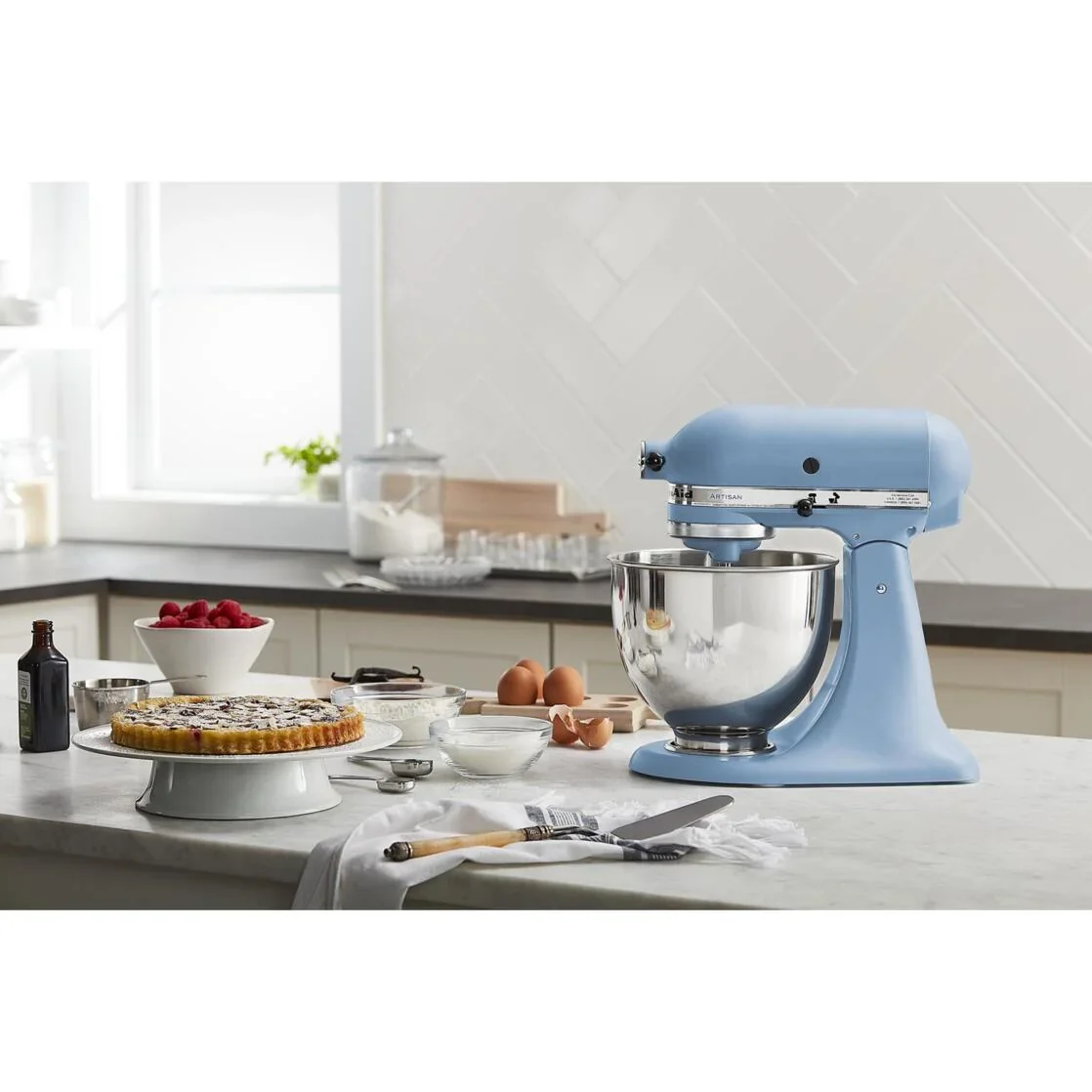 KitchenAid Artisan Series 5-Quart Tilt-Head Stand Mixer, Wildflower, KSM156CXWF