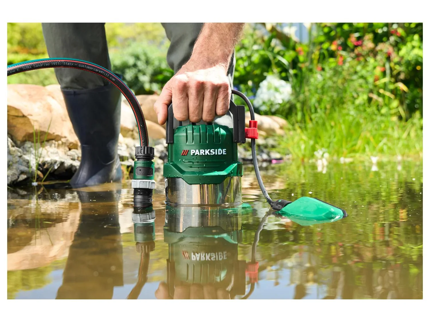 PARKSIDE Pompe immerge pour eaux charges PETPS 1100 A1, 20000 L/h