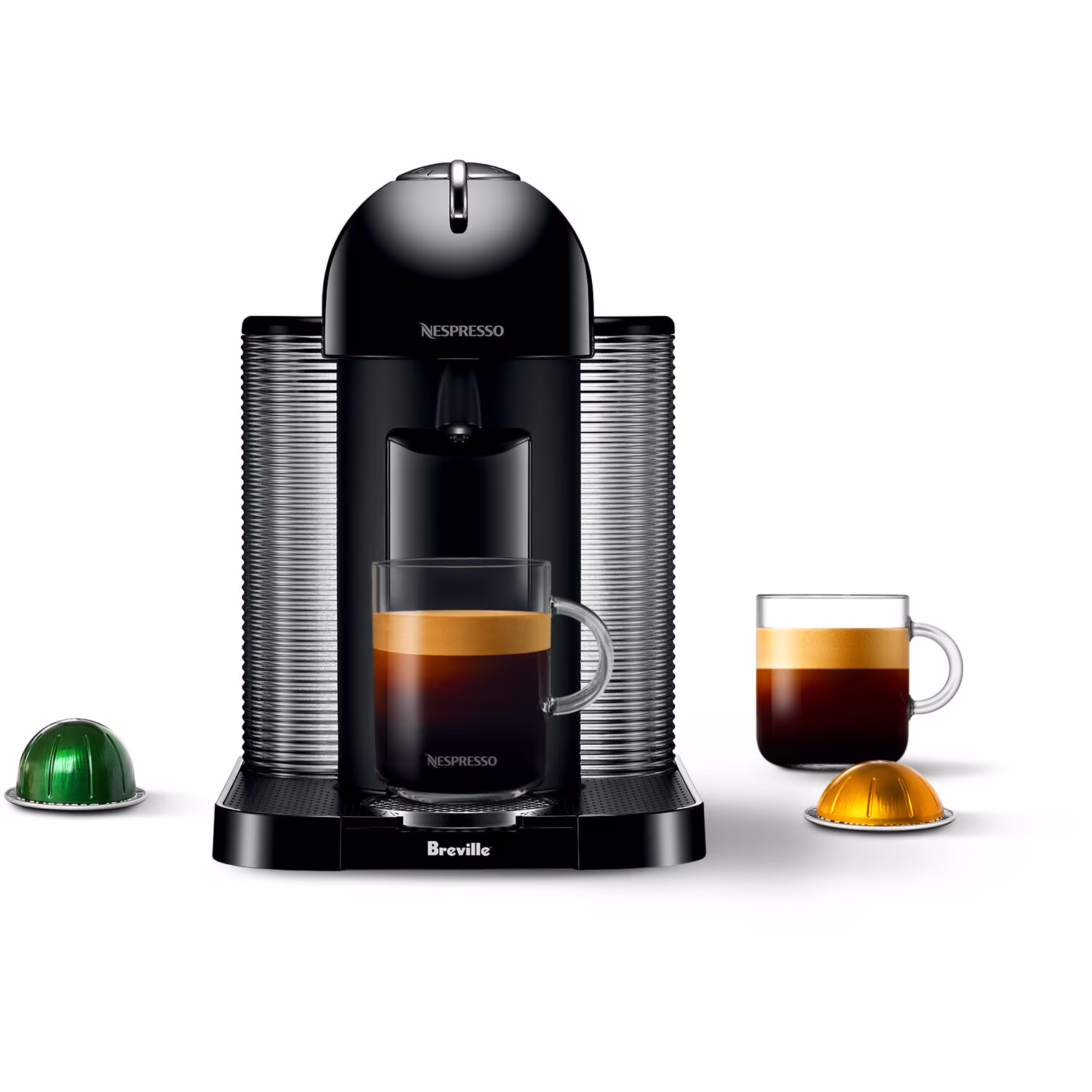 Breville Nespresso Vertuo Coffee & Espresso Single - Serve Machine in Matte Black