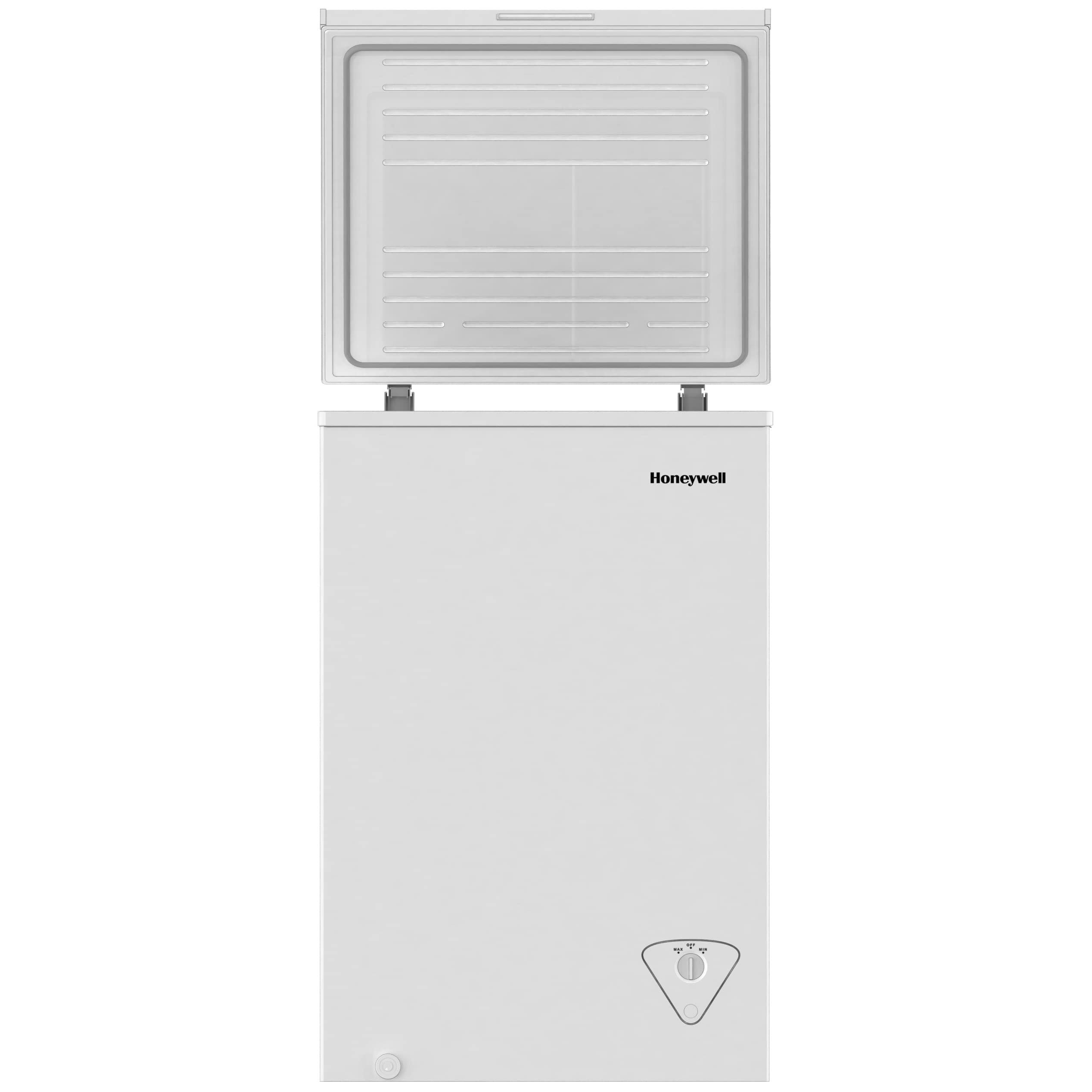 Honeywell 3.5 Cu. ft. Chest Freezer with Storage Basket in White