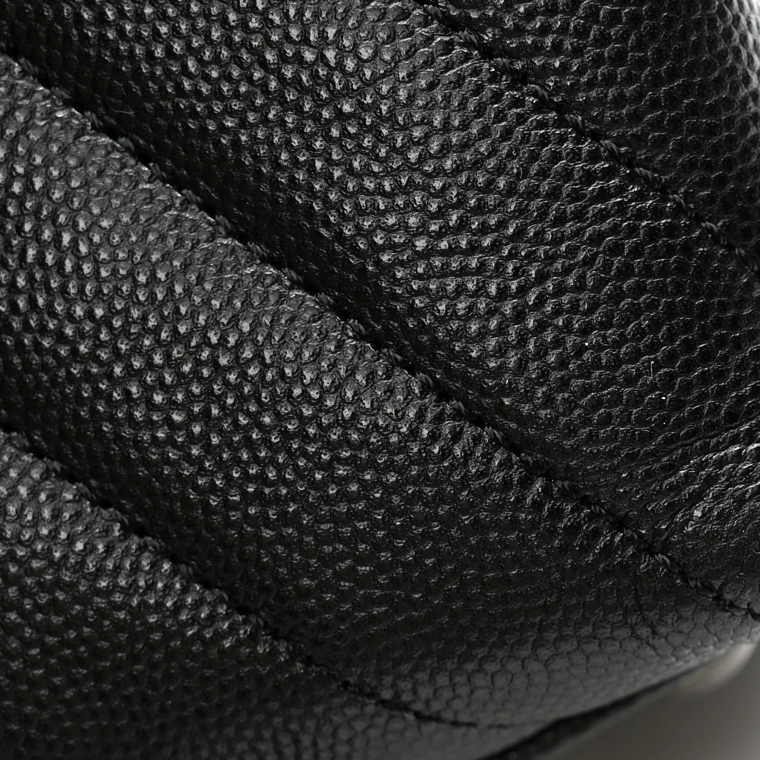 Caviar Chevron Quilted Small Coco Handle Flap So Black