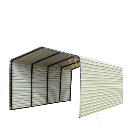 Abri d'auto tout acier 12 pi x 20 pi avec côtés fermés 2025 TMG-CP1220F