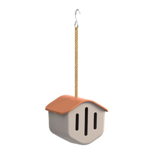 Sommerfuglhus 14 cm beige terrakotta