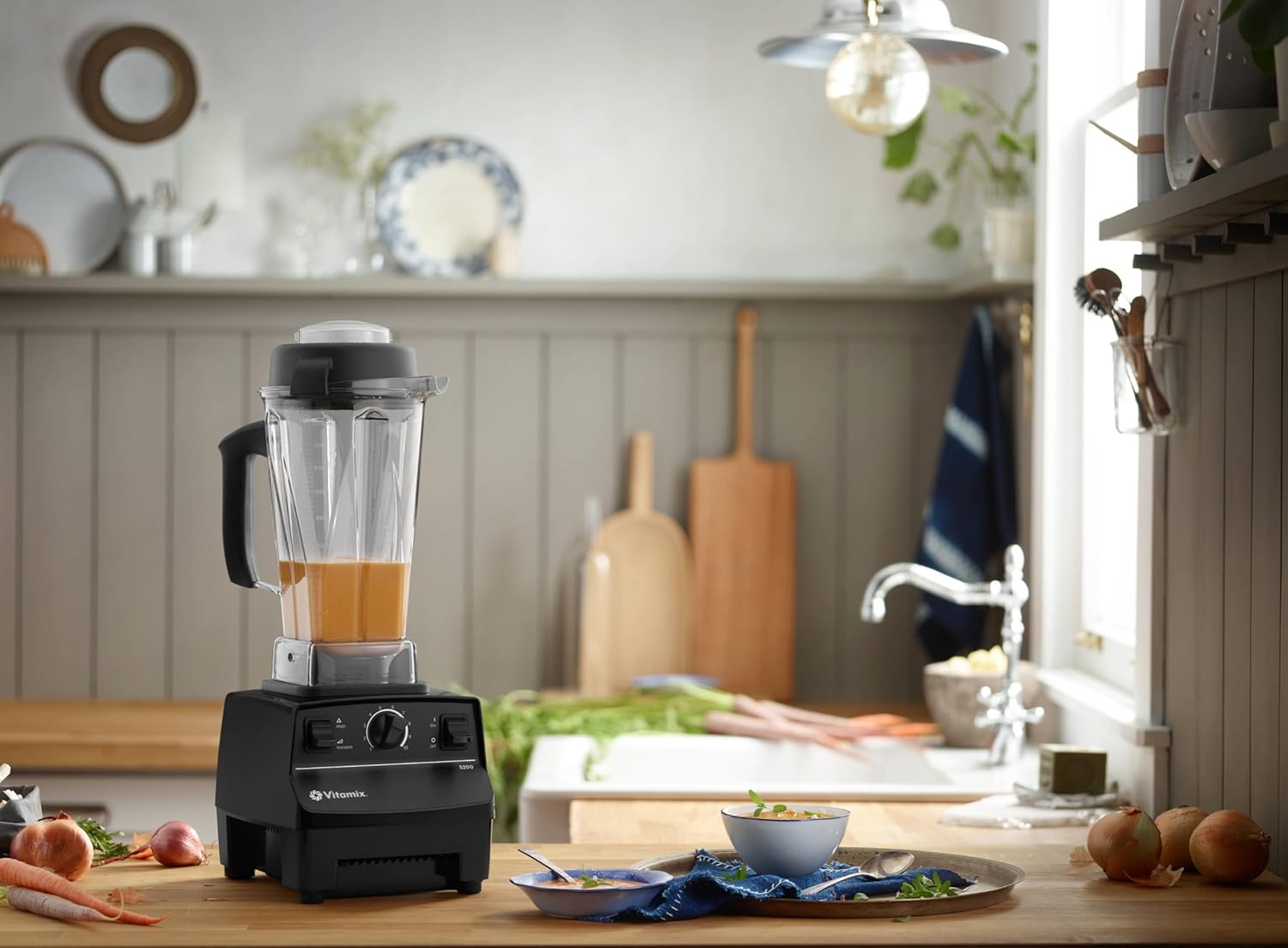 Blender Vitamix 5200, qualité professionnelle, bol de 1,9 L, autonettoyant, noir