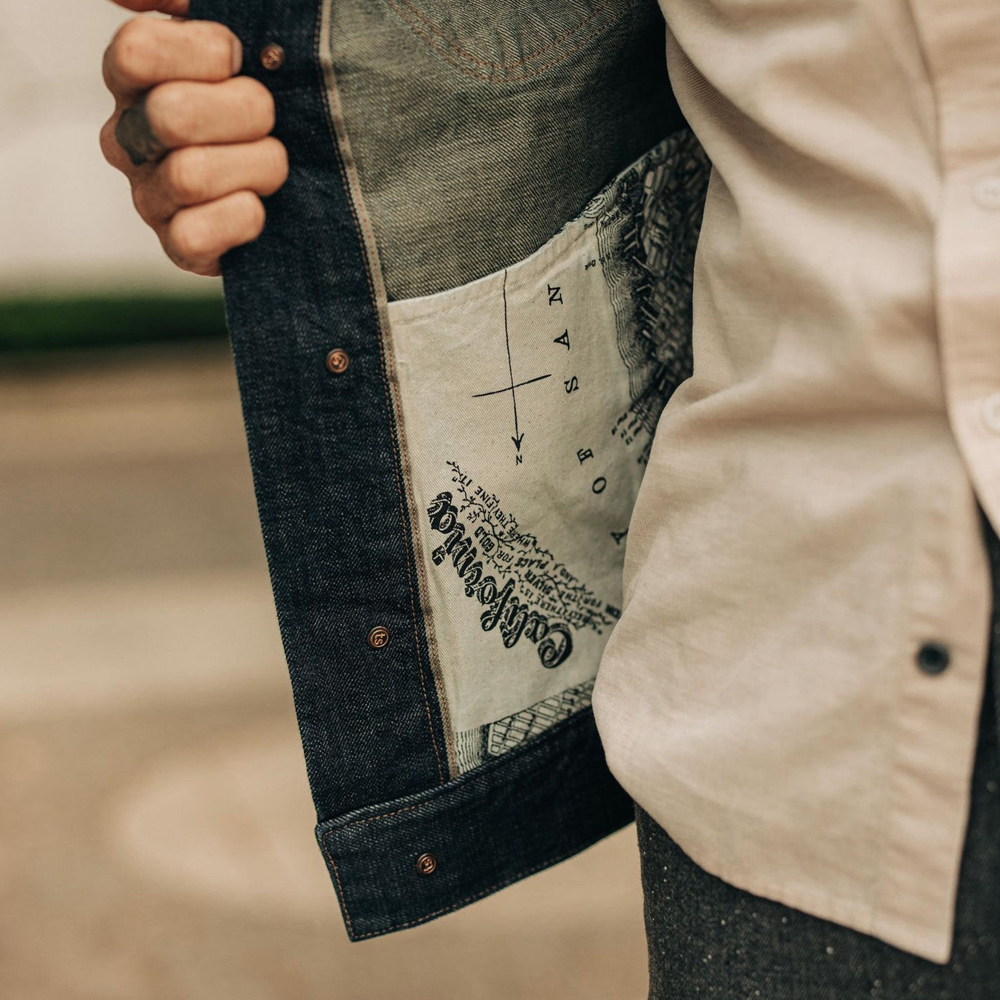 La veste Long Haul en lisière biologique délavée