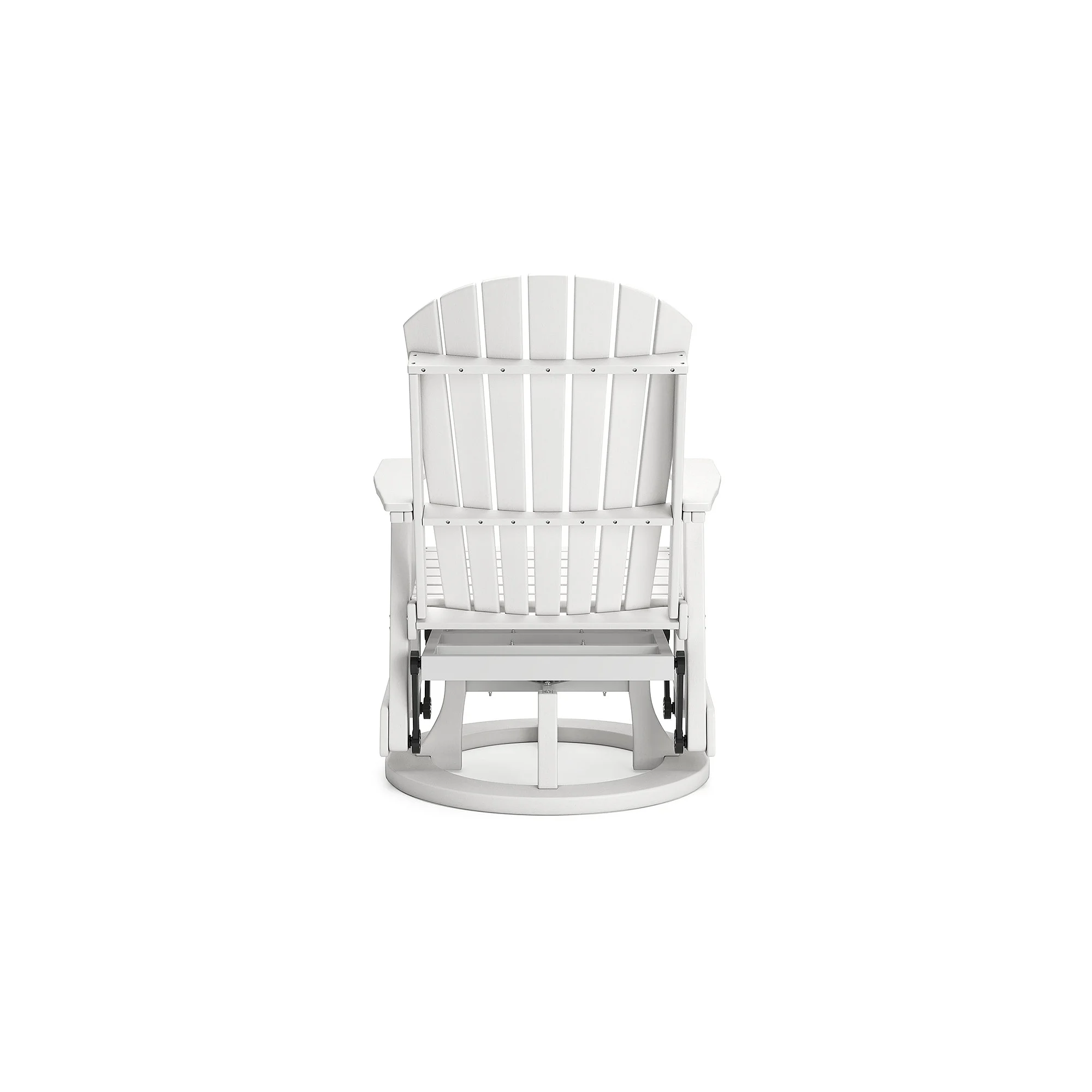 Signature Design by Hyland wave Outdoor Swivel Glider Chair, White(White) - Image 6