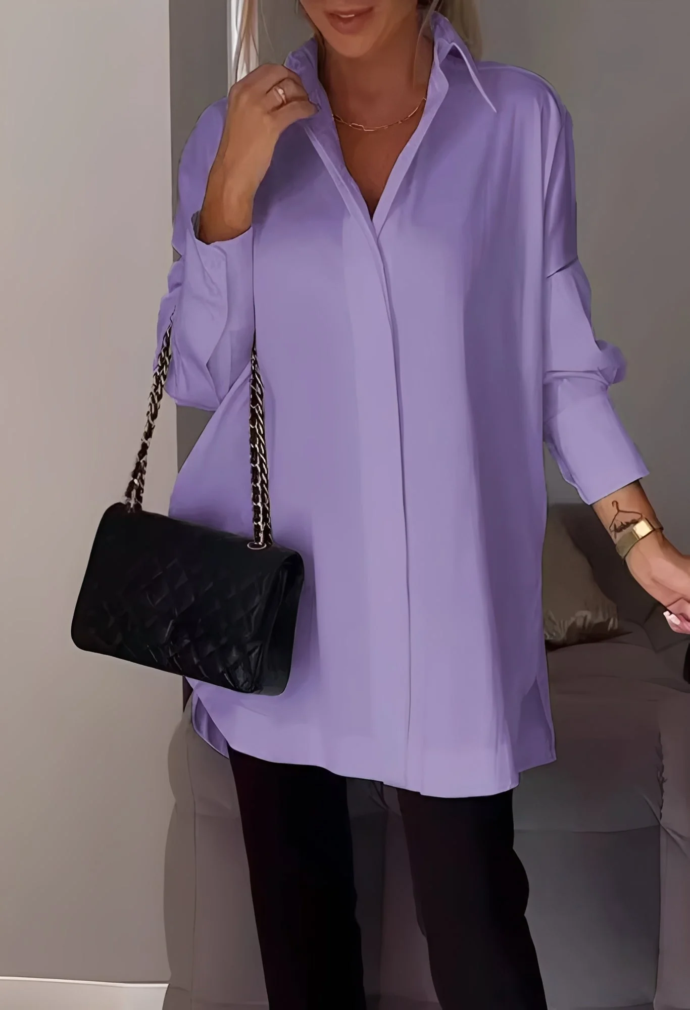 Lauren - Chemise élégante à manches longues